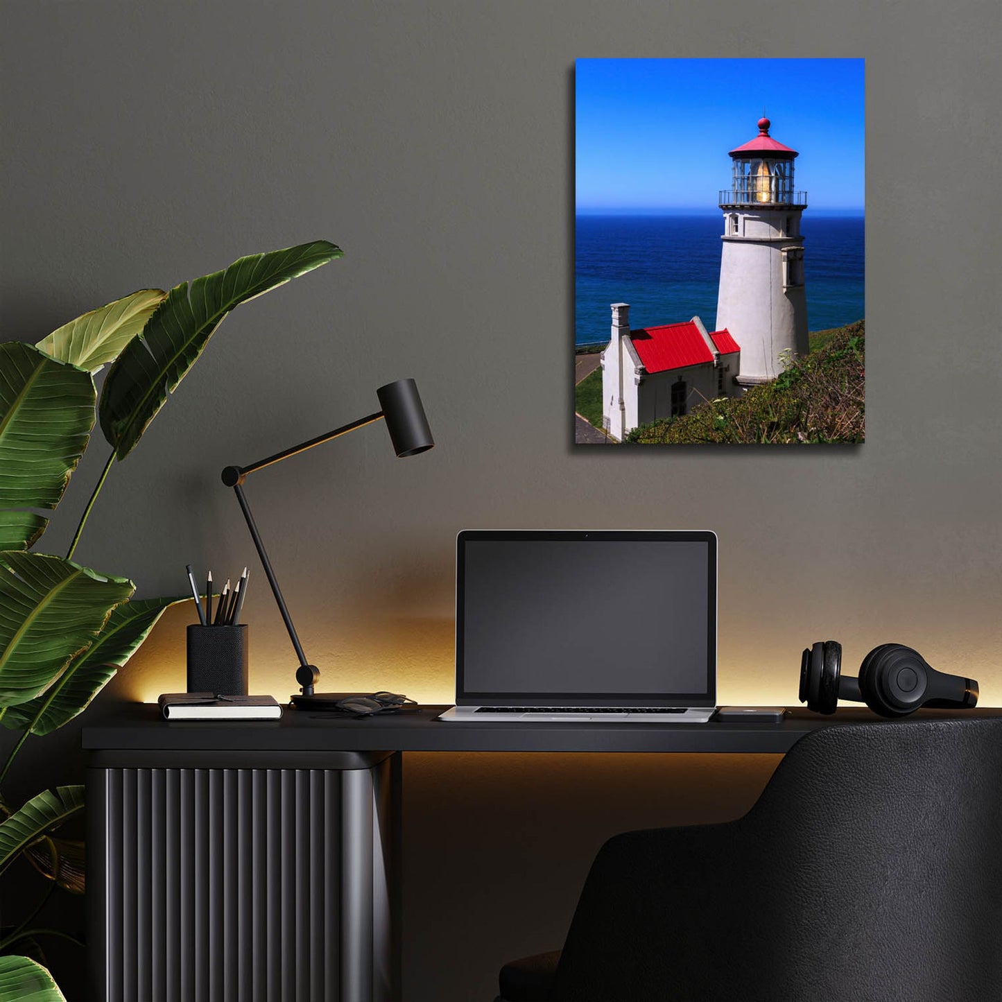 Epic Art ' Heceta Head Lighthouse' by Shawn/Corinne Severn, Acrylic Glass Wall Art,12x16