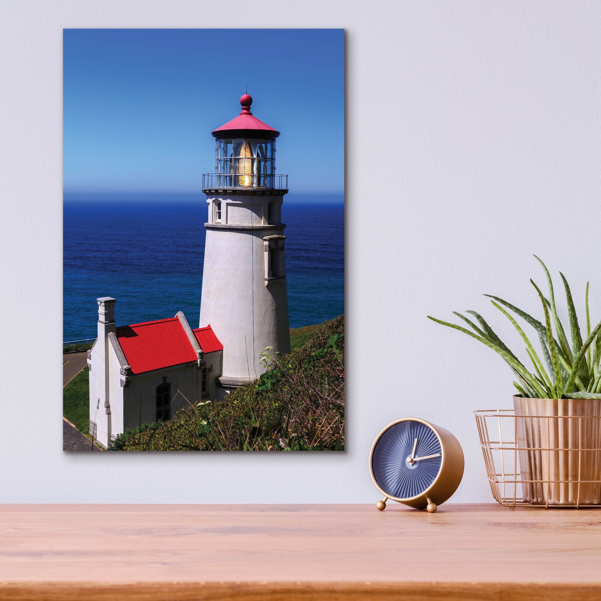 Epic Art ' Heceta Head Lighthouse' by Shawn/Corinne Severn, Acrylic Glass Wall Art,12x16