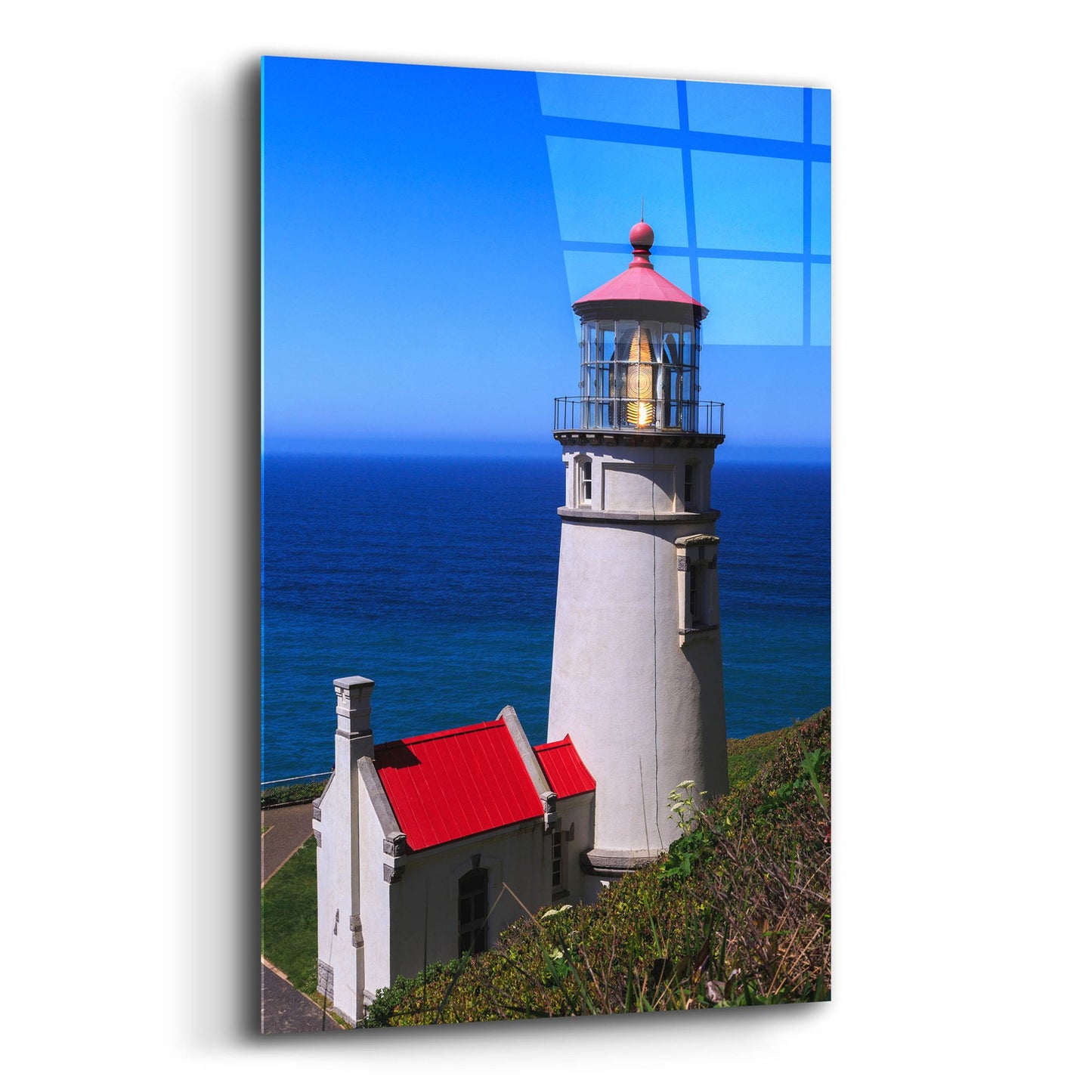 Epic Art ' Heceta Head Lighthouse' by Shawn/Corinne Severn, Acrylic Glass Wall Art,16x24