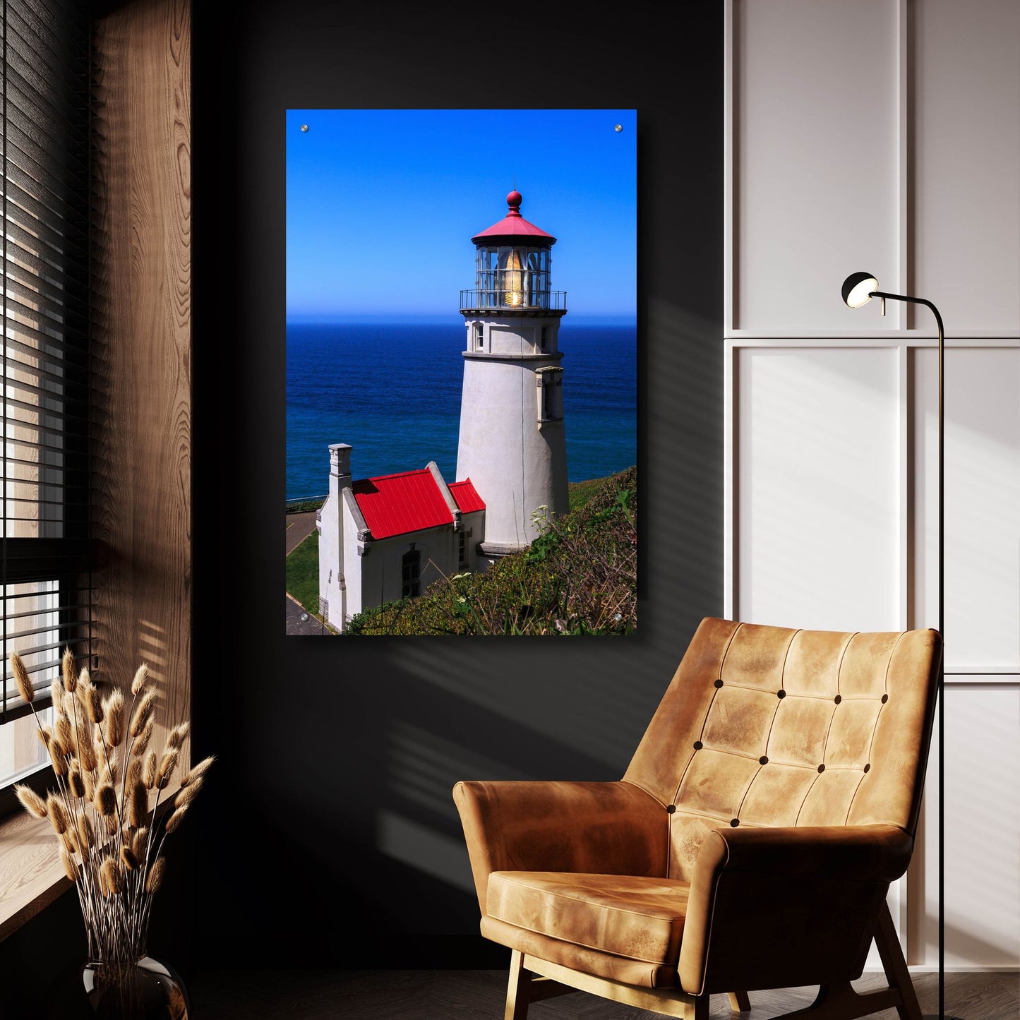 Epic Art ' Heceta Head Lighthouse' by Shawn/Corinne Severn, Acrylic Glass Wall Art,24x36