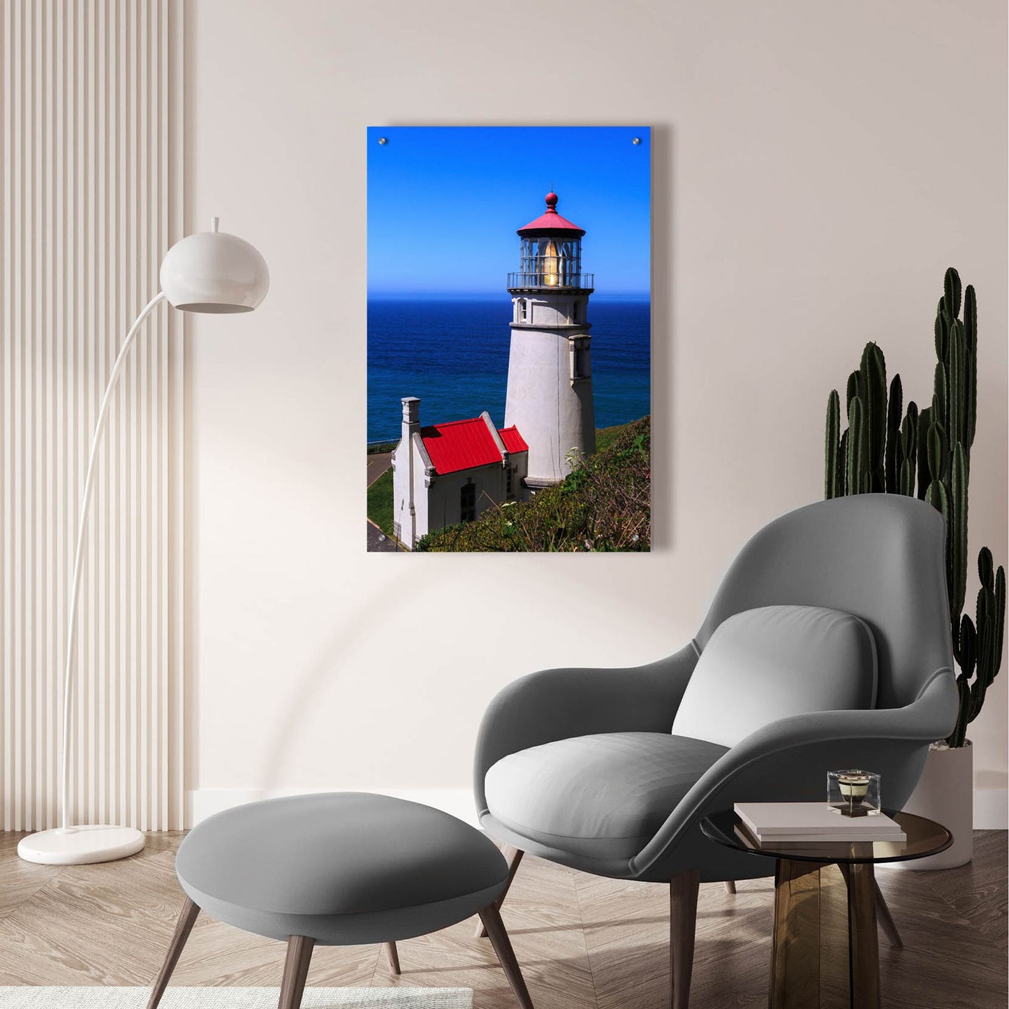 Epic Art ' Heceta Head Lighthouse' by Shawn/Corinne Severn, Acrylic Glass Wall Art,24x36