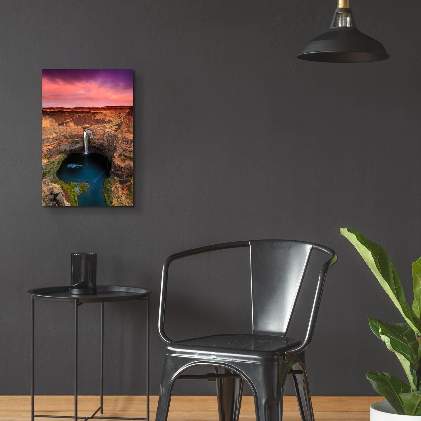 Epic Art ' Palouse Falls' by Shawn/Corinne Severn, Acrylic Glass Wall Art,16x24