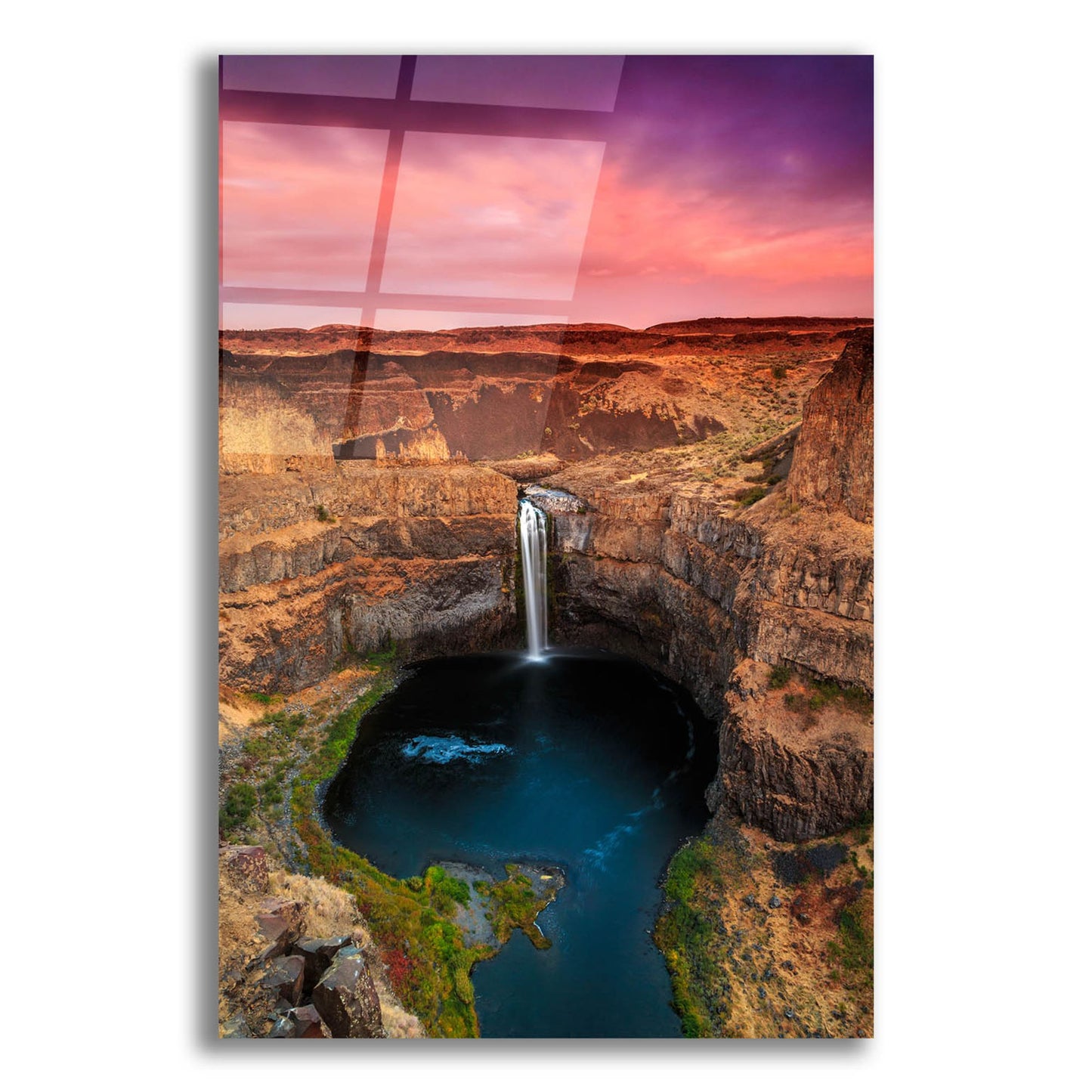 Epic Art ' Palouse Falls' by Shawn/Corinne Severn, Acrylic Glass Wall Art