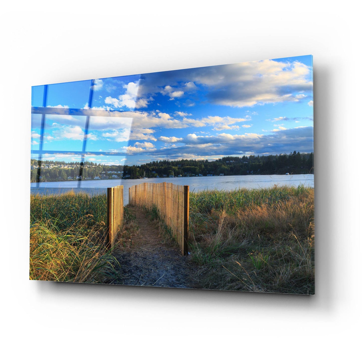 Epic Art ' Sunset at Port Ludlow' by Shawn/Corinne Severn, Acrylic Glass Wall Art,24x16