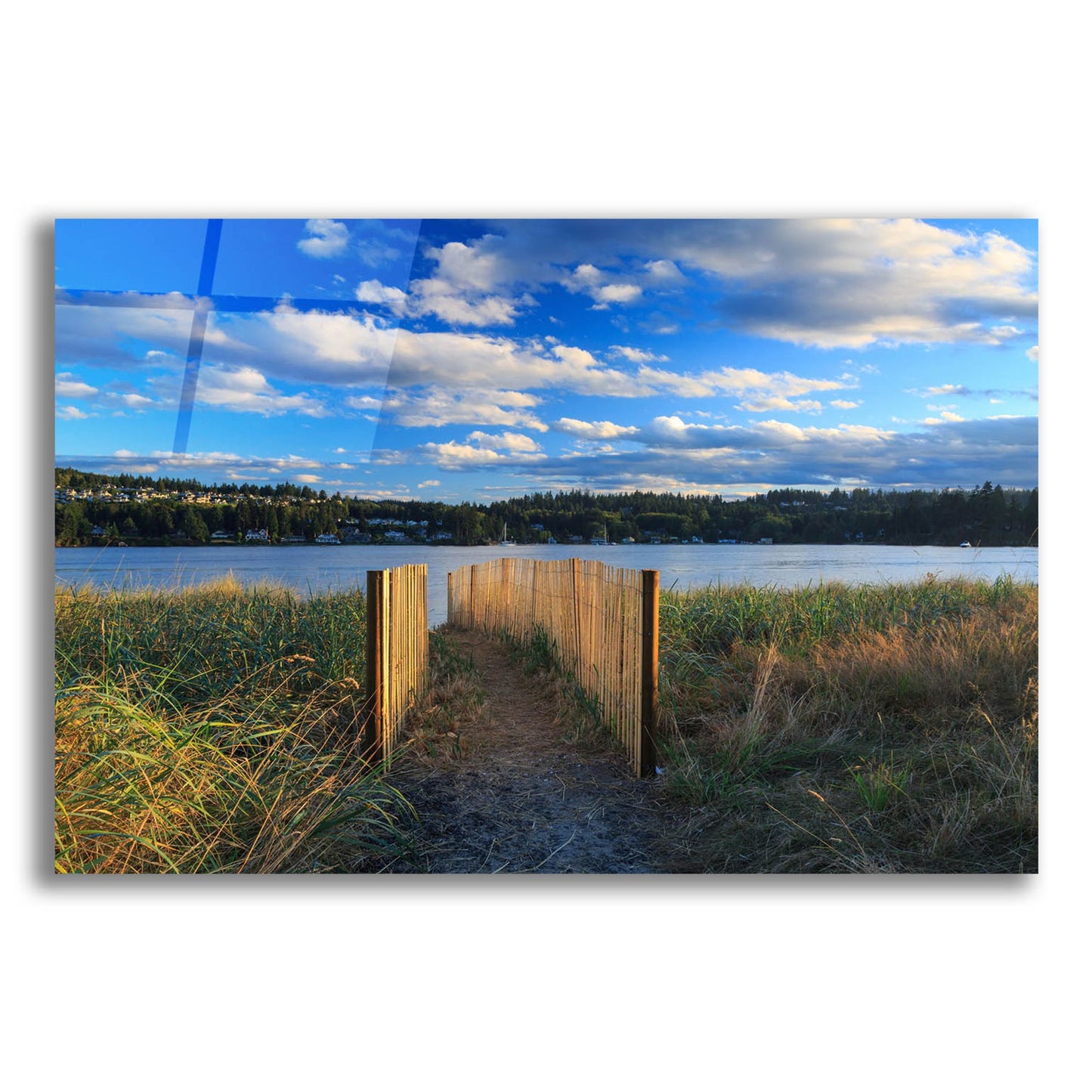 Epic Art ' Sunset at Port Ludlow' by Shawn/Corinne Severn, Acrylic Glass Wall Art,24x16