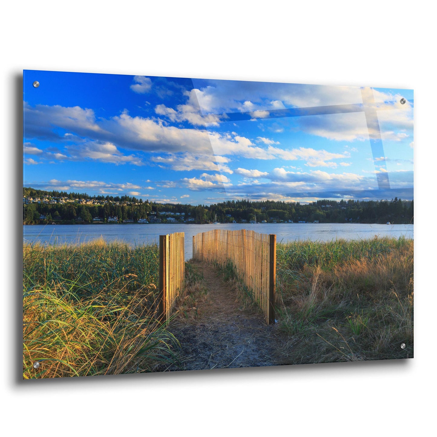 Epic Art ' Sunset at Port Ludlow' by Shawn/Corinne Severn, Acrylic Glass Wall Art,36x24