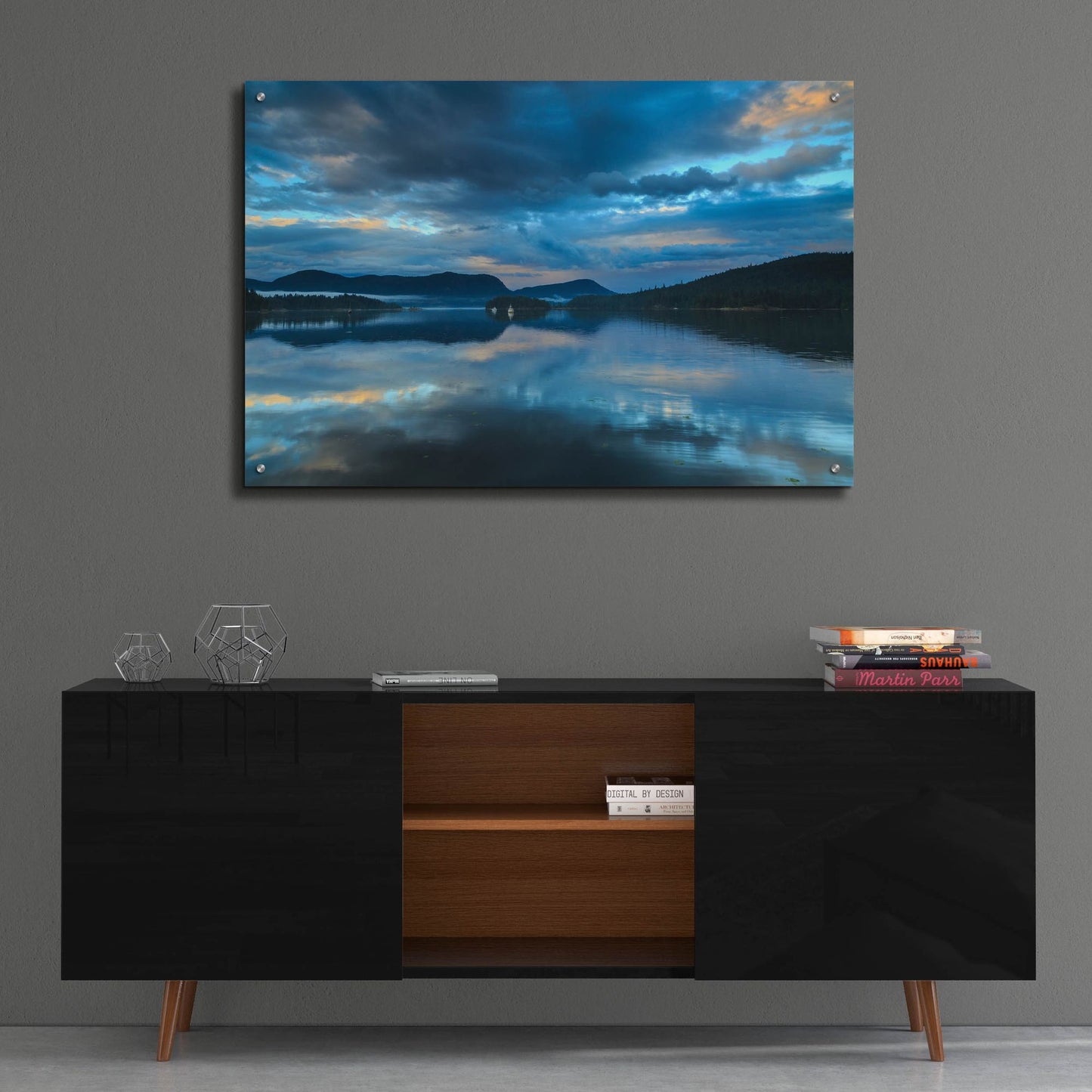 Epic Art ' Waiatt Bay Evening' by Shawn/Corinne Severn, Acrylic Glass Wall Art,36x24