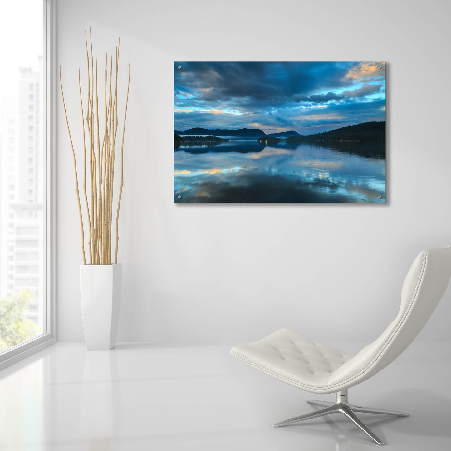 Epic Art ' Waiatt Bay Evening' by Shawn/Corinne Severn, Acrylic Glass Wall Art,36x24