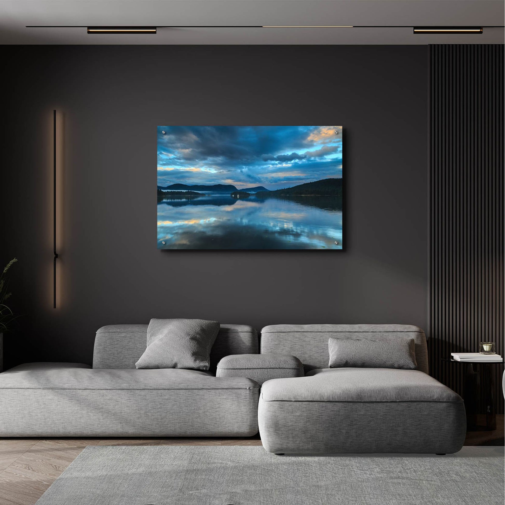 Epic Art ' Waiatt Bay Evening' by Shawn/Corinne Severn, Acrylic Glass Wall Art,36x24