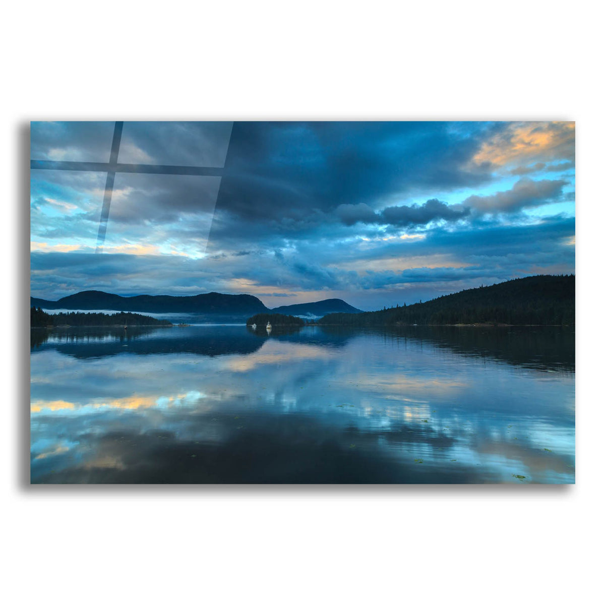 Epic Art ' Waiatt Bay Evening' by Shawn/Corinne Severn, Acrylic Glass Wall Art