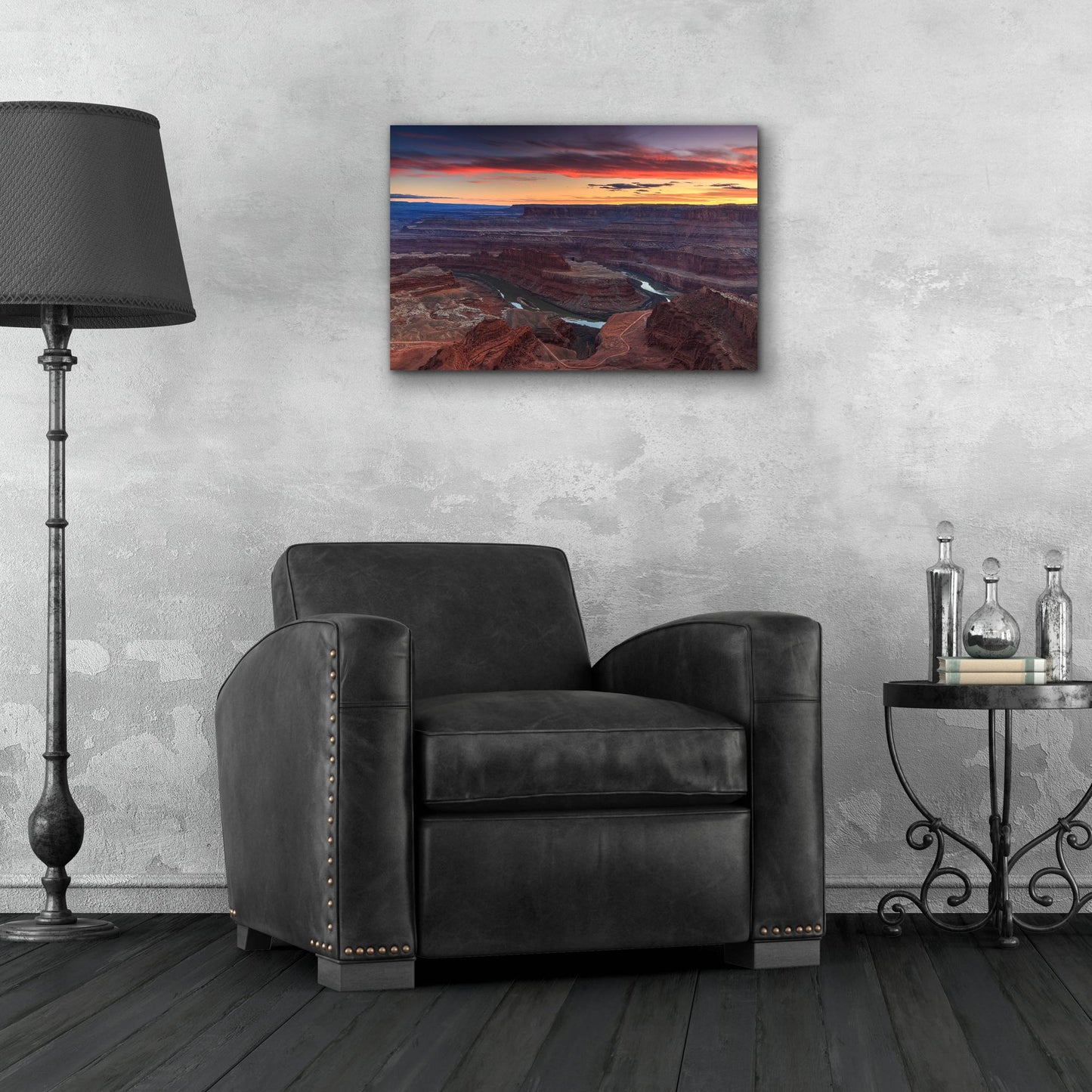 Epic Art ' Sunset at Dead Horse' by Shawn/Corinne Severn, Acrylic Glass Wall Art,24x16