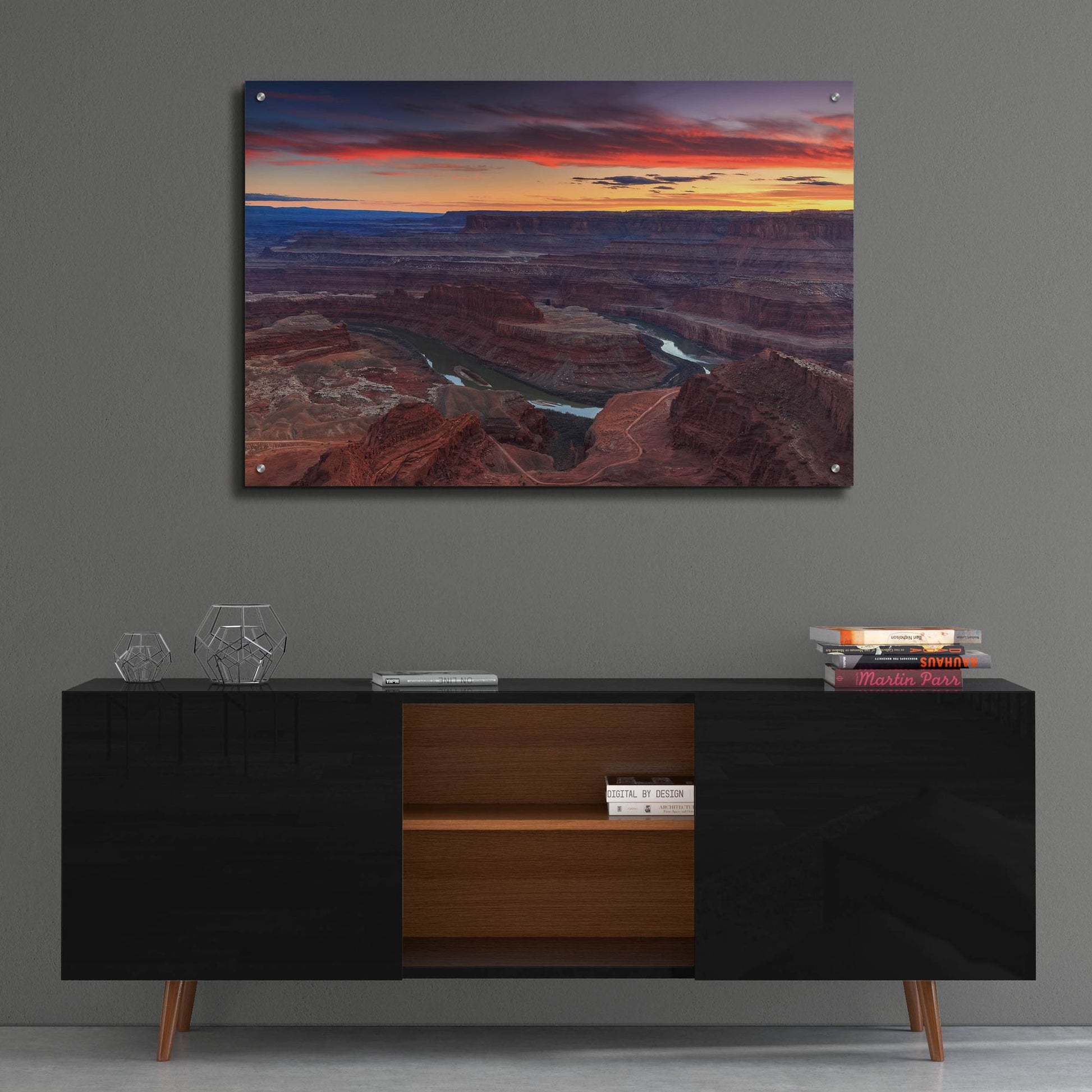 Epic Art ' Sunset at Dead Horse' by Shawn/Corinne Severn, Acrylic Glass Wall Art,36x24