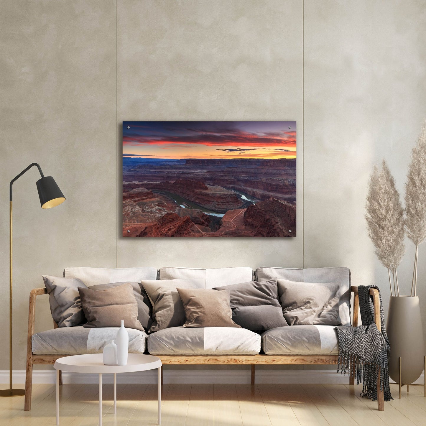 Epic Art ' Sunset at Dead Horse' by Shawn/Corinne Severn, Acrylic Glass Wall Art,36x24