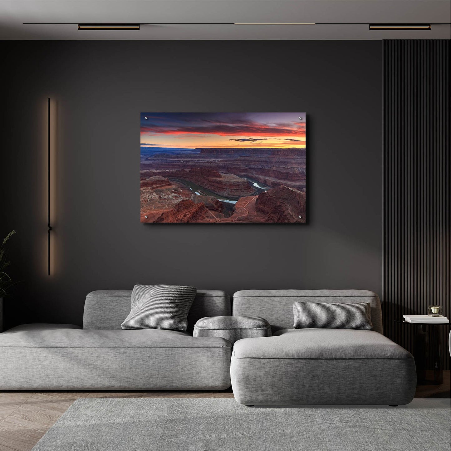 Epic Art ' Sunset at Dead Horse' by Shawn/Corinne Severn, Acrylic Glass Wall Art,36x24