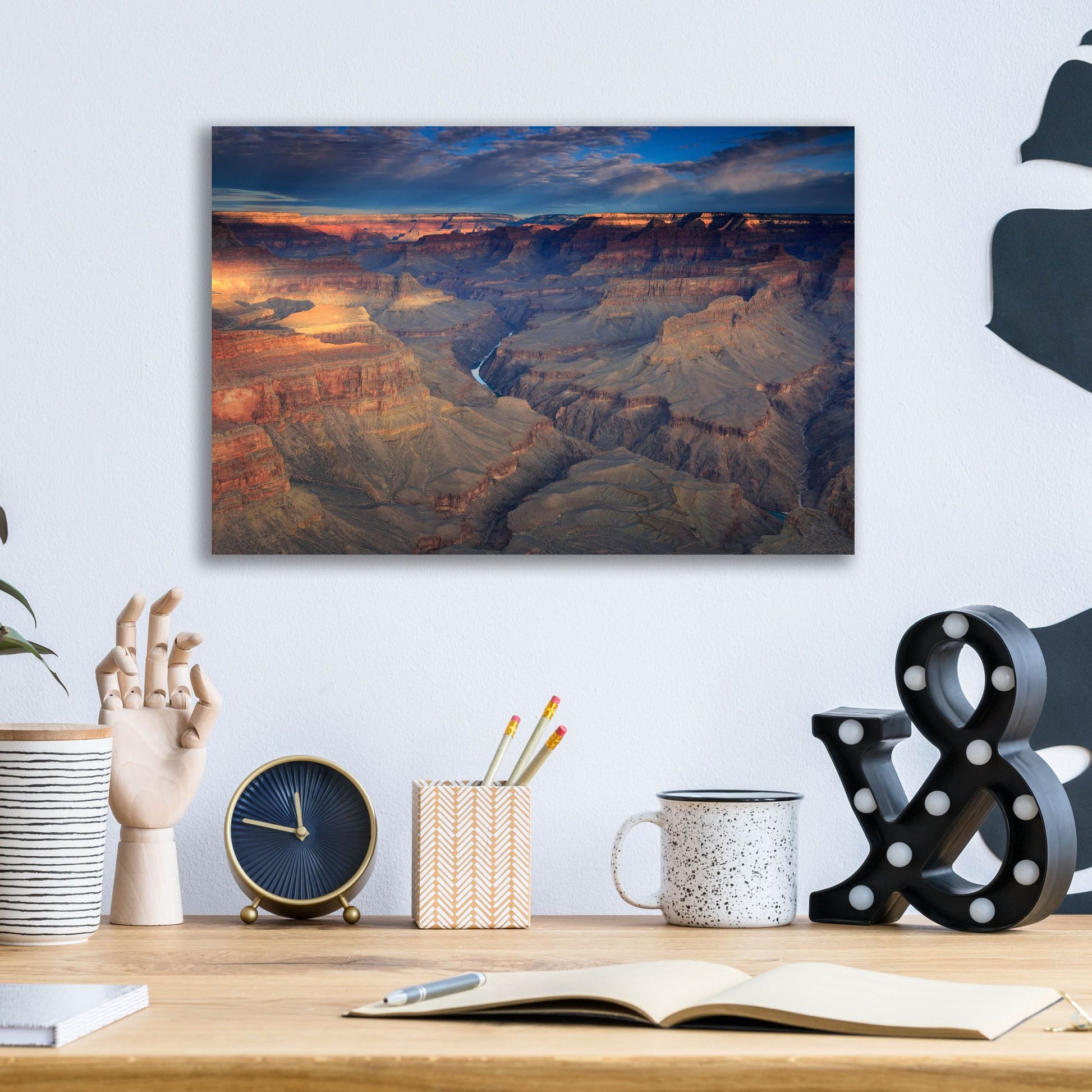 Epic Art ' Hiding the Colorado River' by Shawn/Corinne Severn, Acrylic Glass Wall Art,16x12