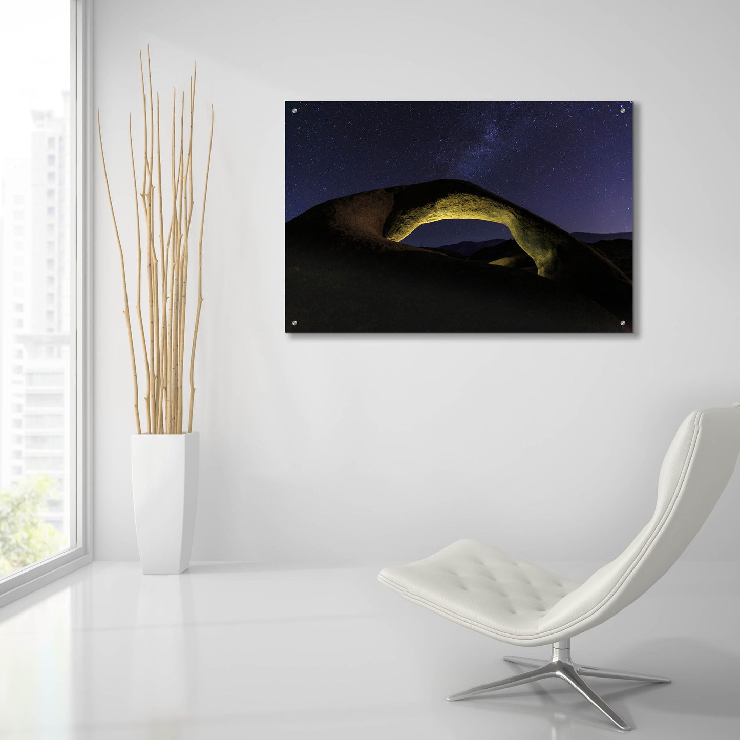 Epic Art ' Backlit Mobius Arch' by Shawn/Corinne Severn, Acrylic Glass Wall Art,36x24