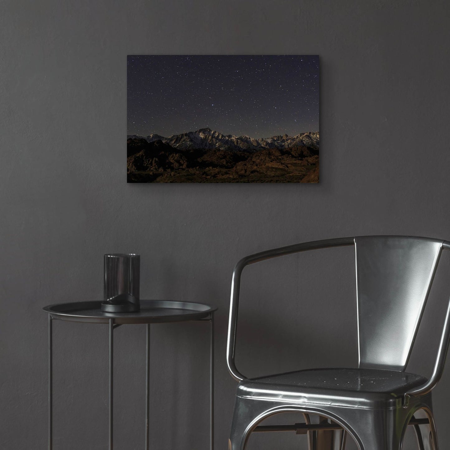 Epic Art ' Mount Whitney Moon & Stars' by Shawn/Corinne Severn, Acrylic Glass Wall Art,24x16