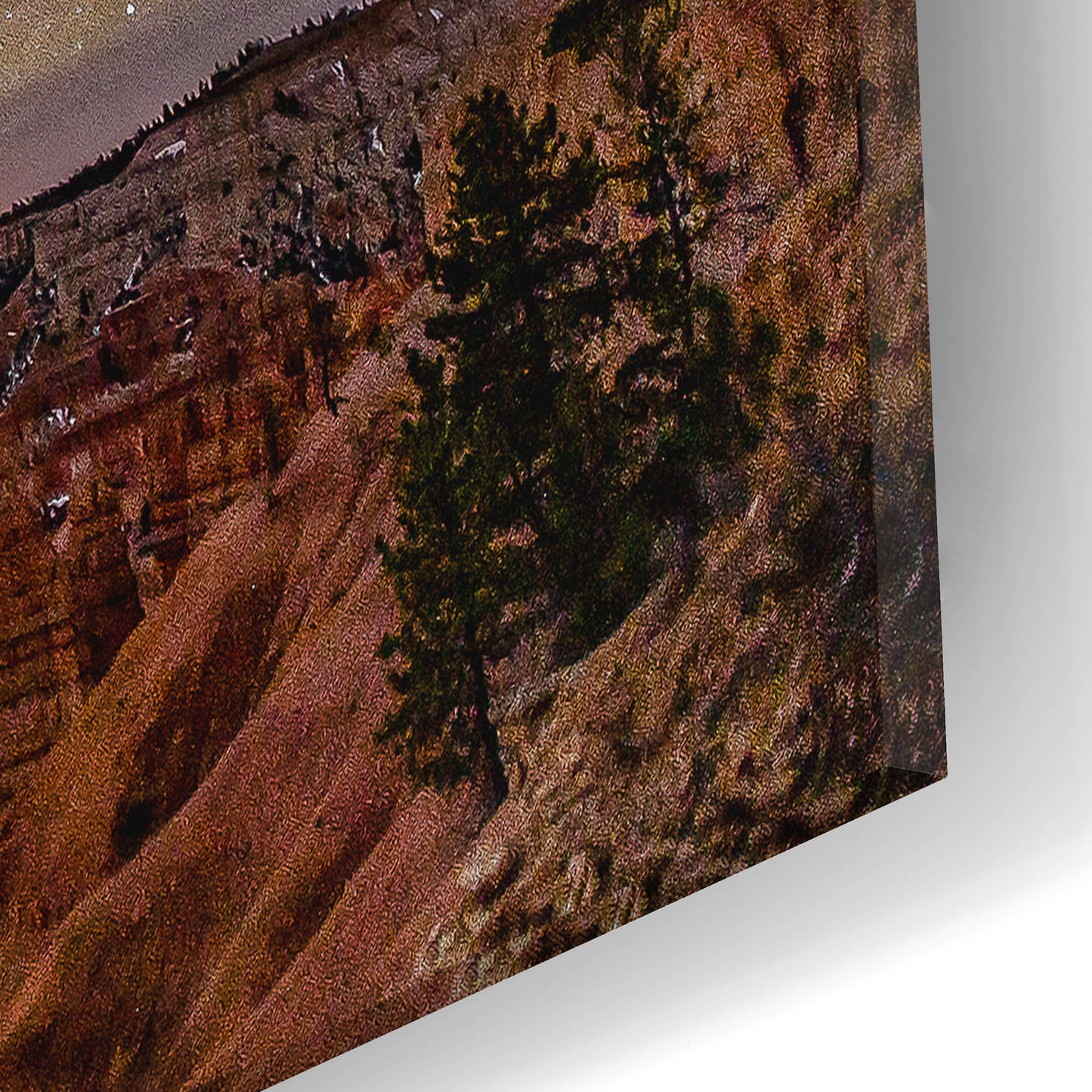 Epic Art ' Milky Way over Bryce Canyon' by Shawn/Corinne Severn, Acrylic Glass Wall Art,16x12