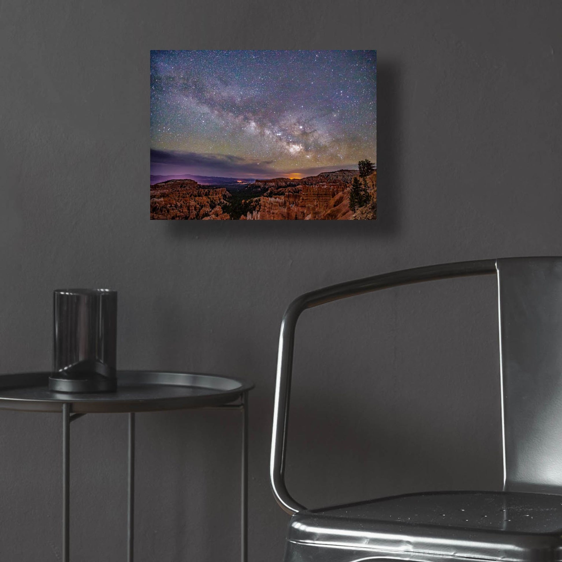 Epic Art ' Milky Way over Bryce Canyon' by Shawn/Corinne Severn, Acrylic Glass Wall Art,16x12