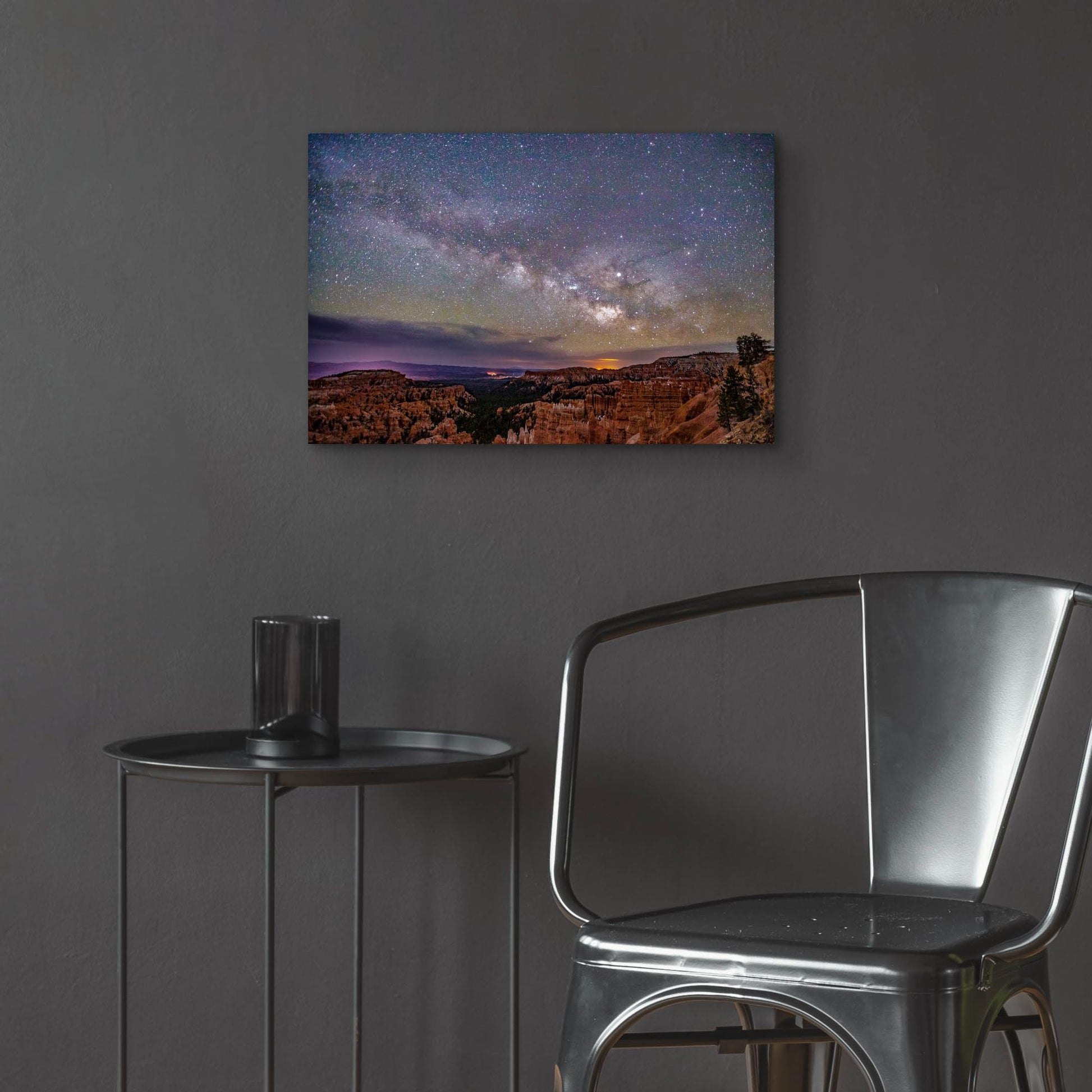 Epic Art ' Milky Way over Bryce Canyon' by Shawn/Corinne Severn, Acrylic Glass Wall Art,24x16