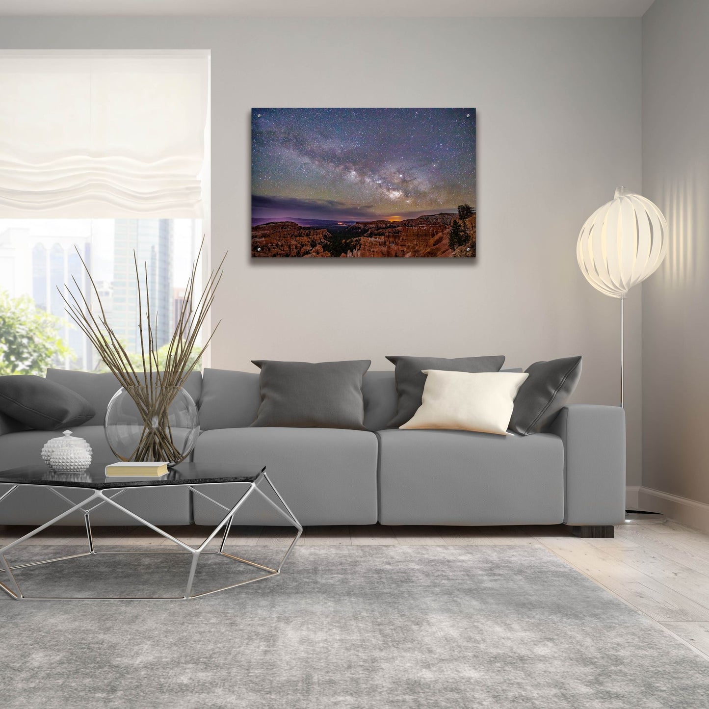 Epic Art ' Milky Way over Bryce Canyon' by Shawn/Corinne Severn, Acrylic Glass Wall Art,36x24