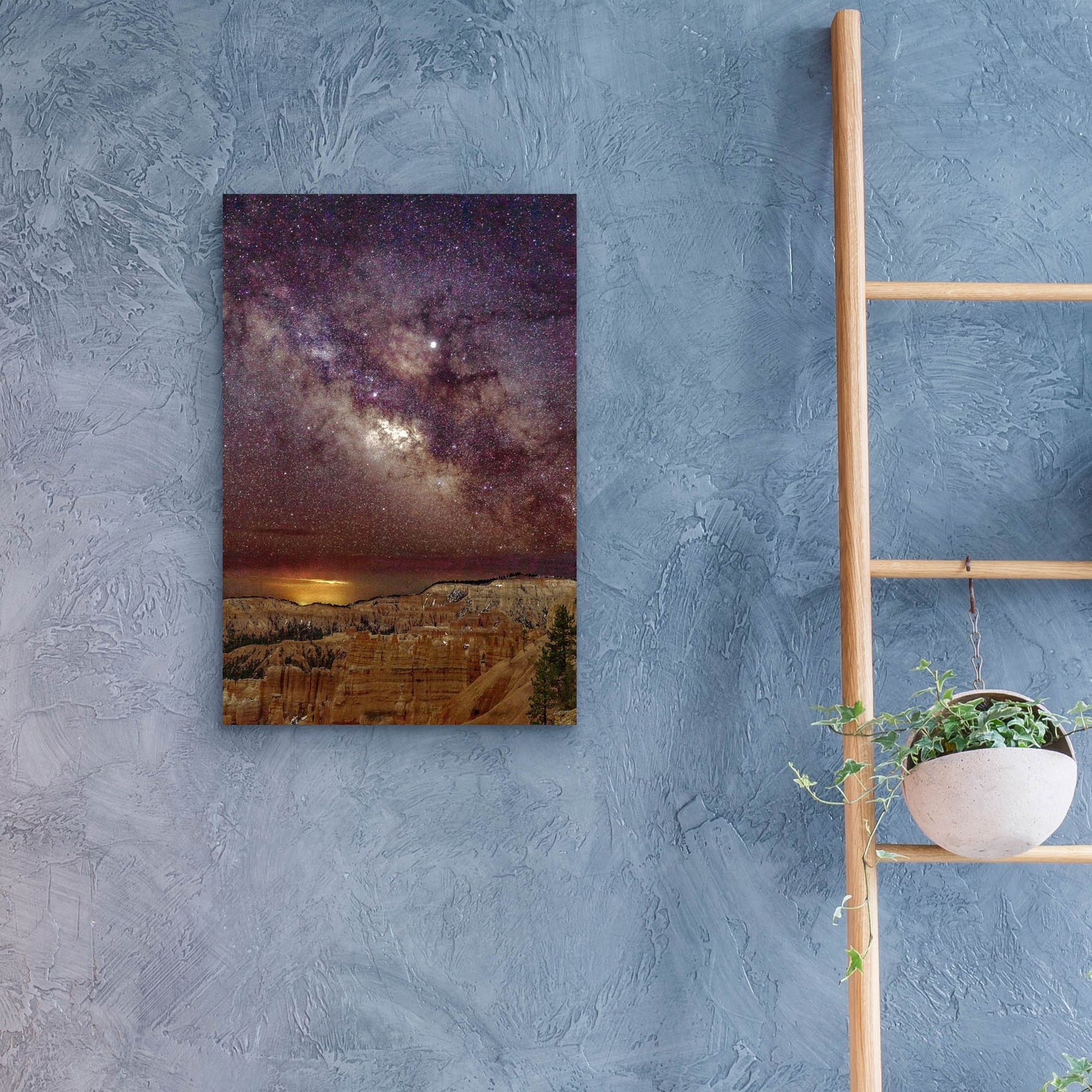 Epic Art ' Milky Way over Bryce Canyon 2' by Shawn/Corinne Severn, Acrylic Glass Wall Art,16x24