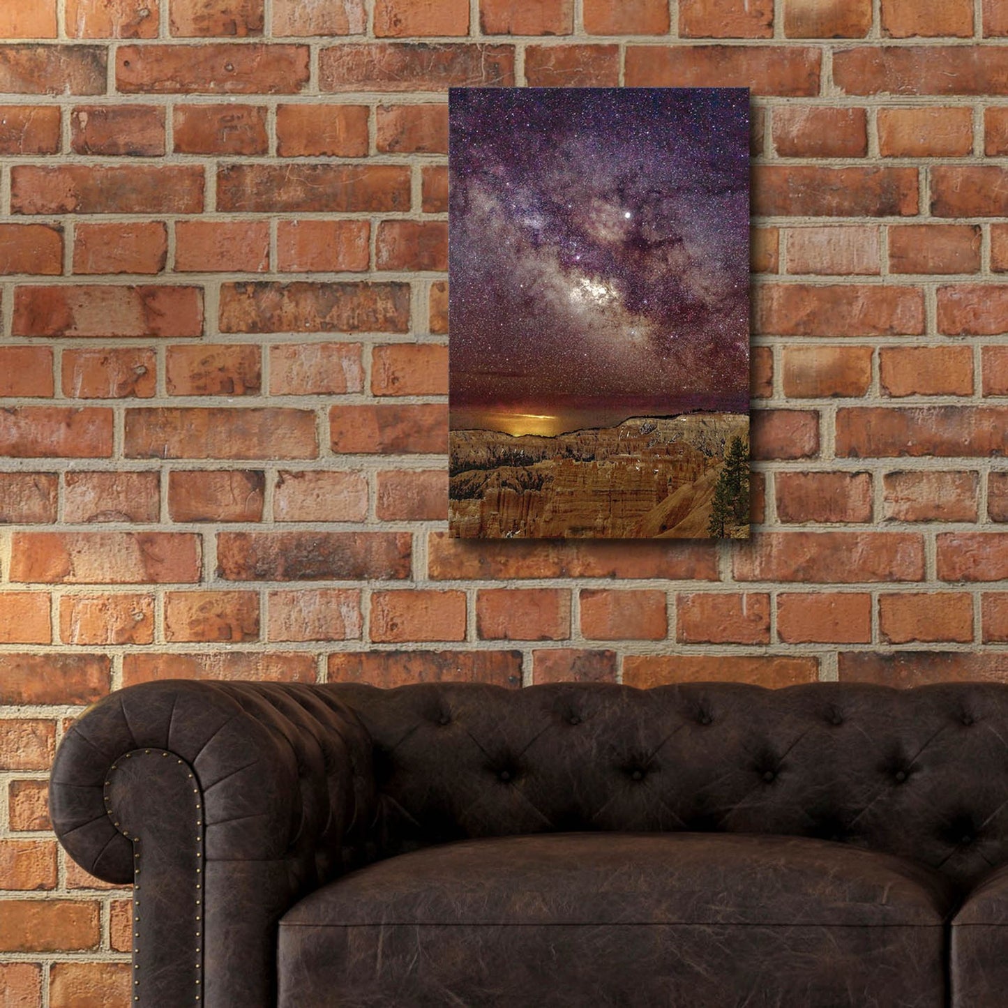 Epic Art ' Milky Way over Bryce Canyon 2' by Shawn/Corinne Severn, Acrylic Glass Wall Art,16x24