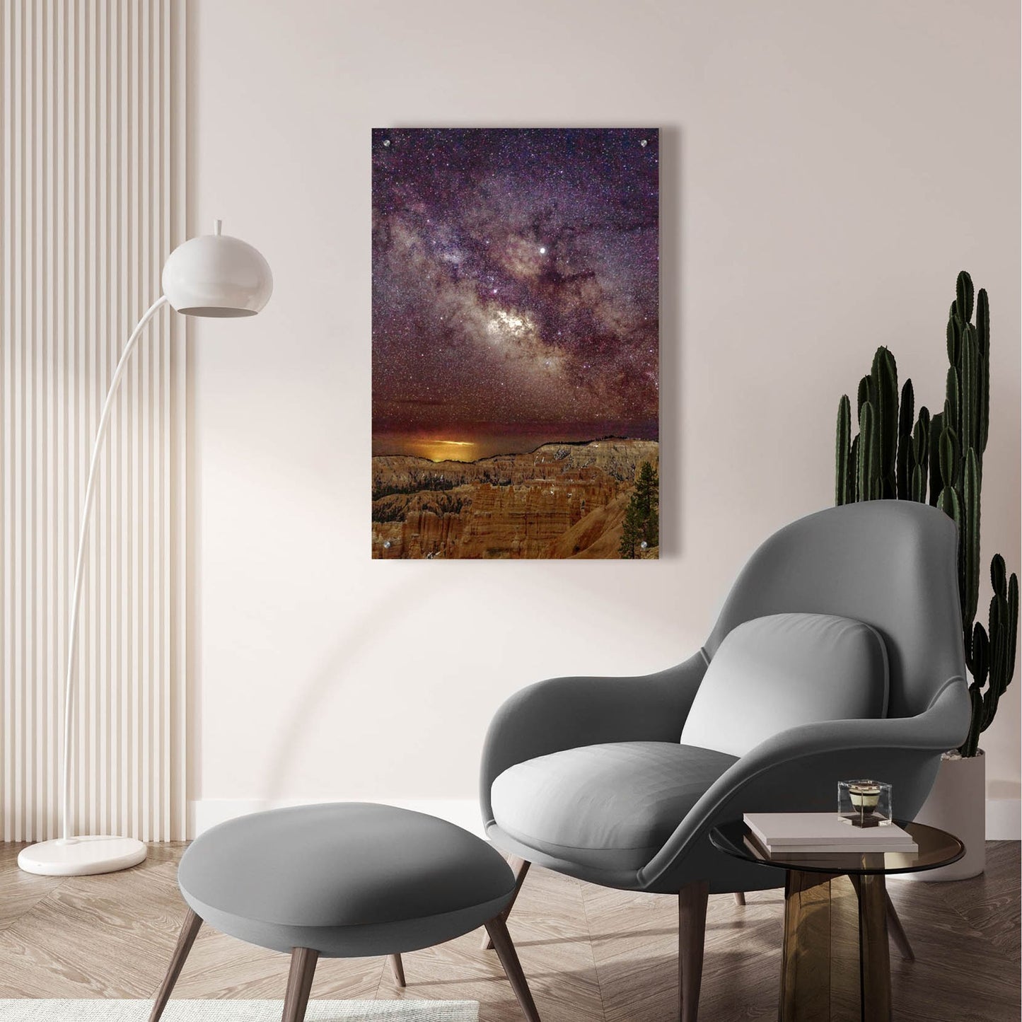 Epic Art ' Milky Way over Bryce Canyon 2' by Shawn/Corinne Severn, Acrylic Glass Wall Art,24x36