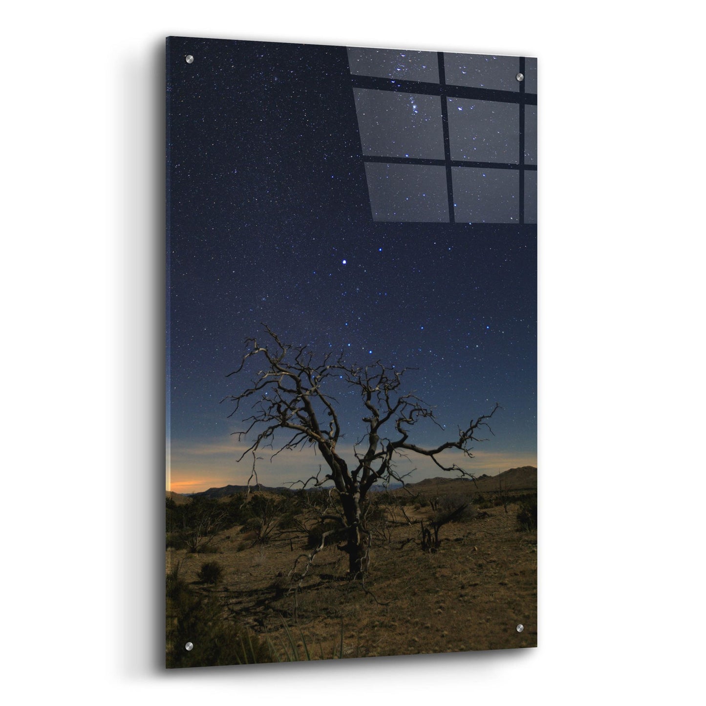 Epic Art ' Mohave at Night 1' by Shawn/Corinne Severn, Acrylic Glass Wall Art,24x36