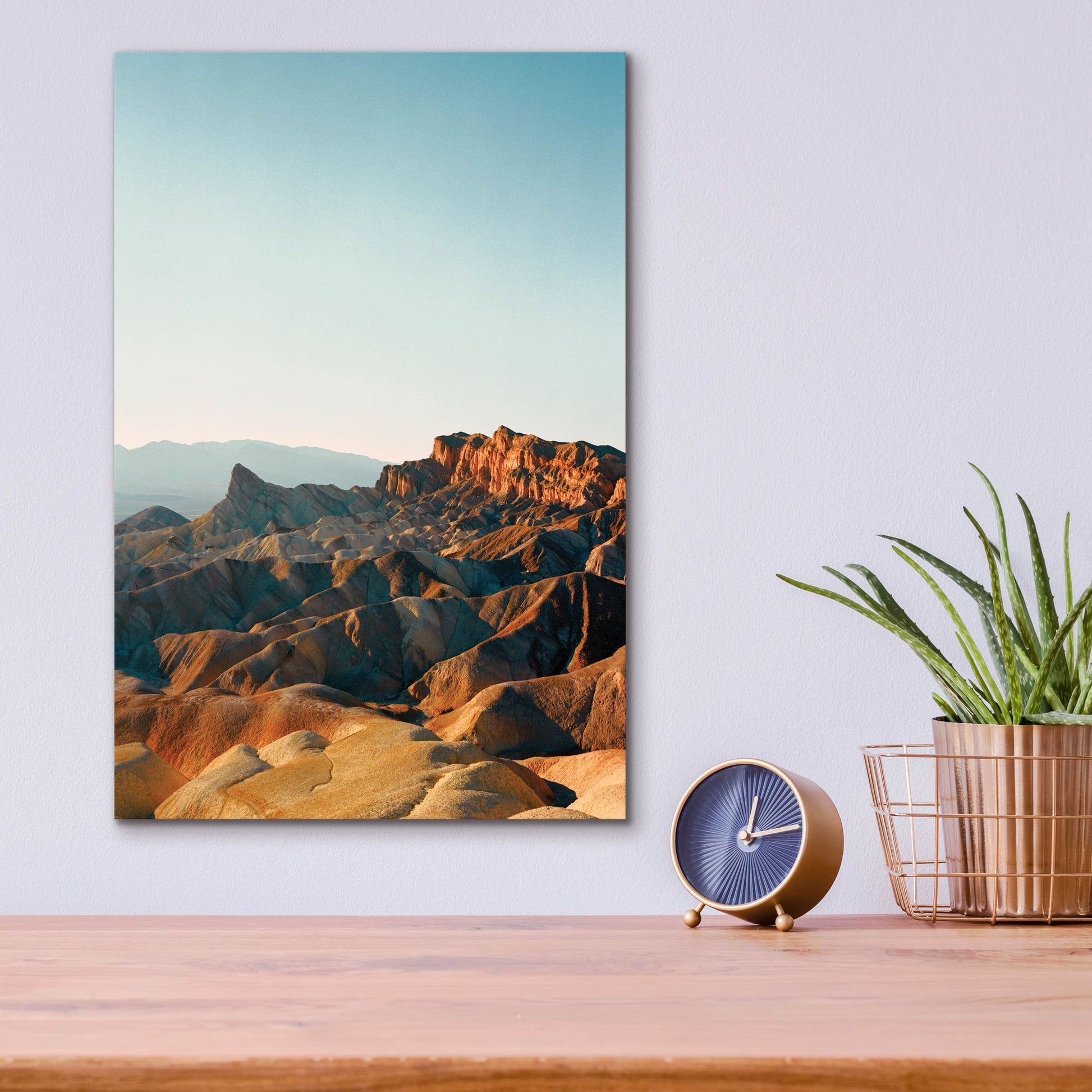 Epic Art ' Afternoon in Death Valley' by Sol Rapson, Acrylic Glass Wall Art,12x16