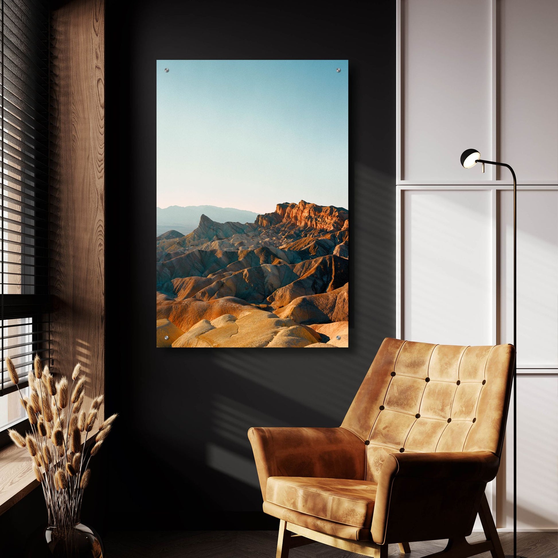 Epic Art ' Afternoon in Death Valley' by Sol Rapson, Acrylic Glass Wall Art,24x36