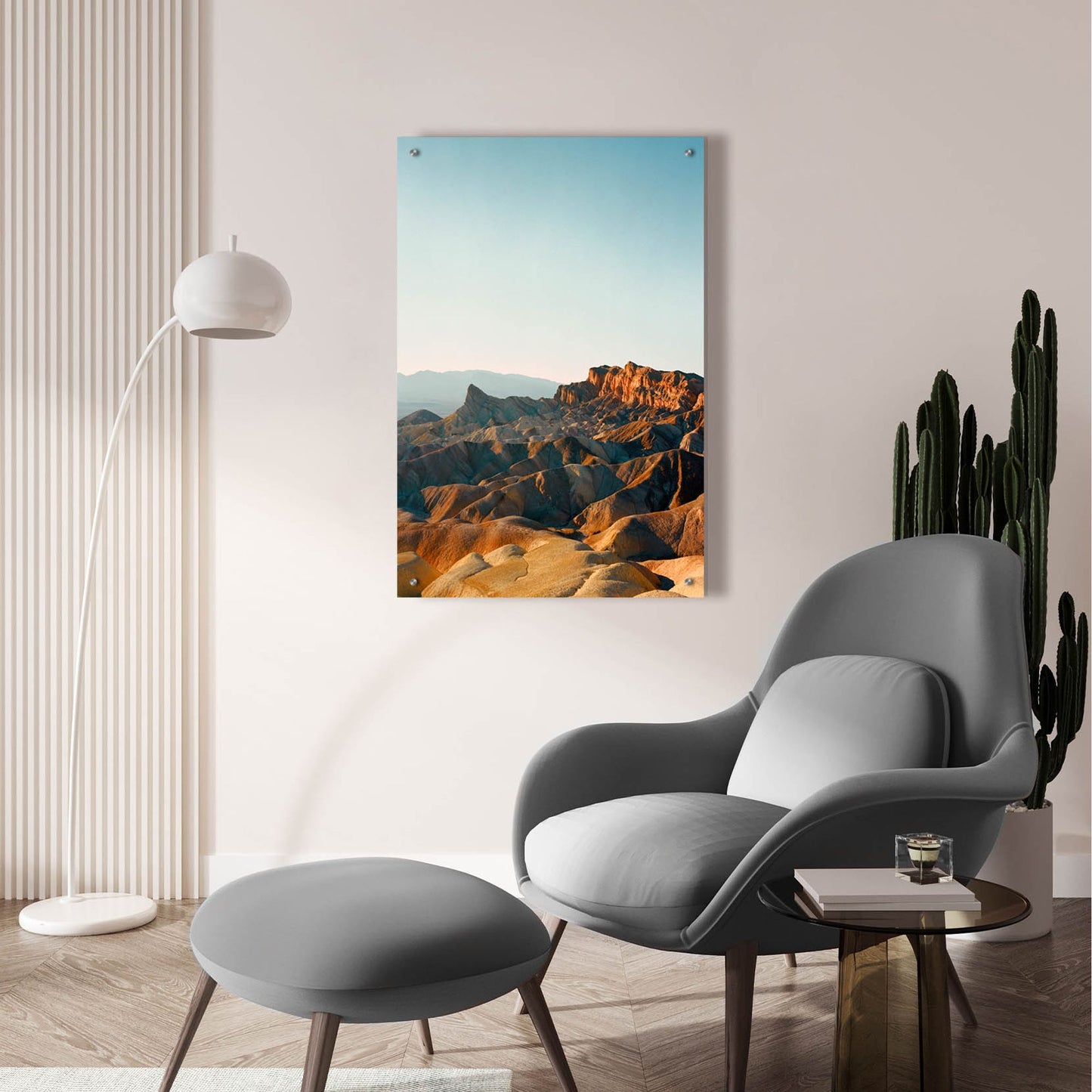 Epic Art ' Afternoon in Death Valley' by Sol Rapson, Acrylic Glass Wall Art,24x36