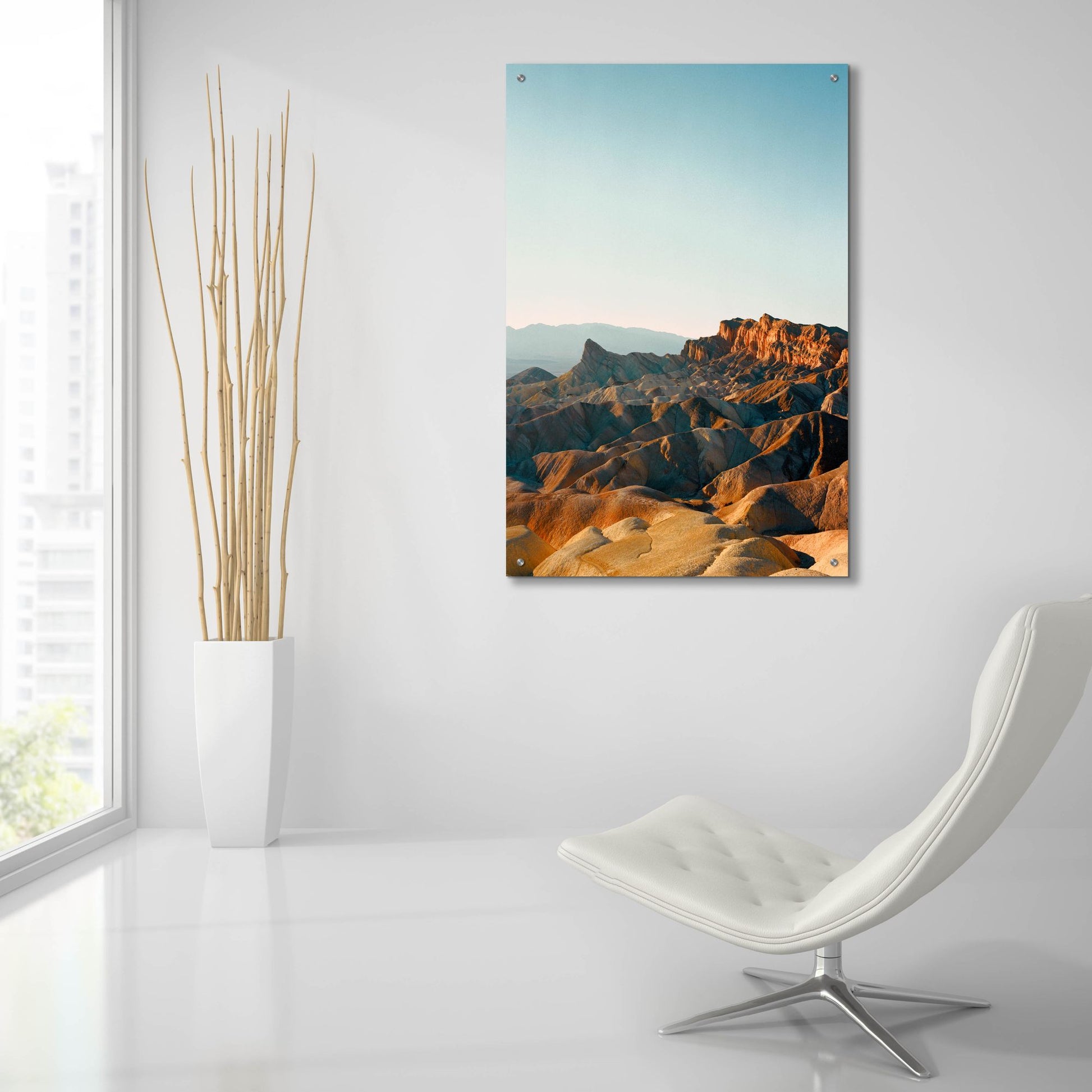 Epic Art ' Afternoon in Death Valley' by Sol Rapson, Acrylic Glass Wall Art,24x36