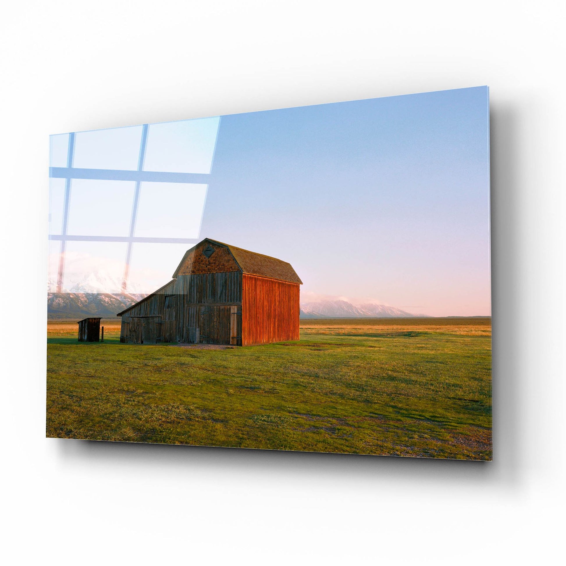 Epic Art ' The Ol' Barn' by Sol Rapson, Acrylic Glass Wall Art,16x12