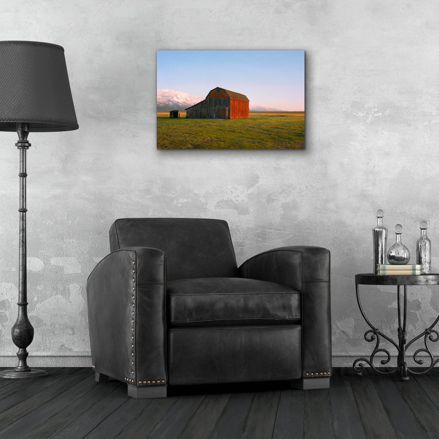 Epic Art ' The Ol' Barn' by Sol Rapson, Acrylic Glass Wall Art,24x16