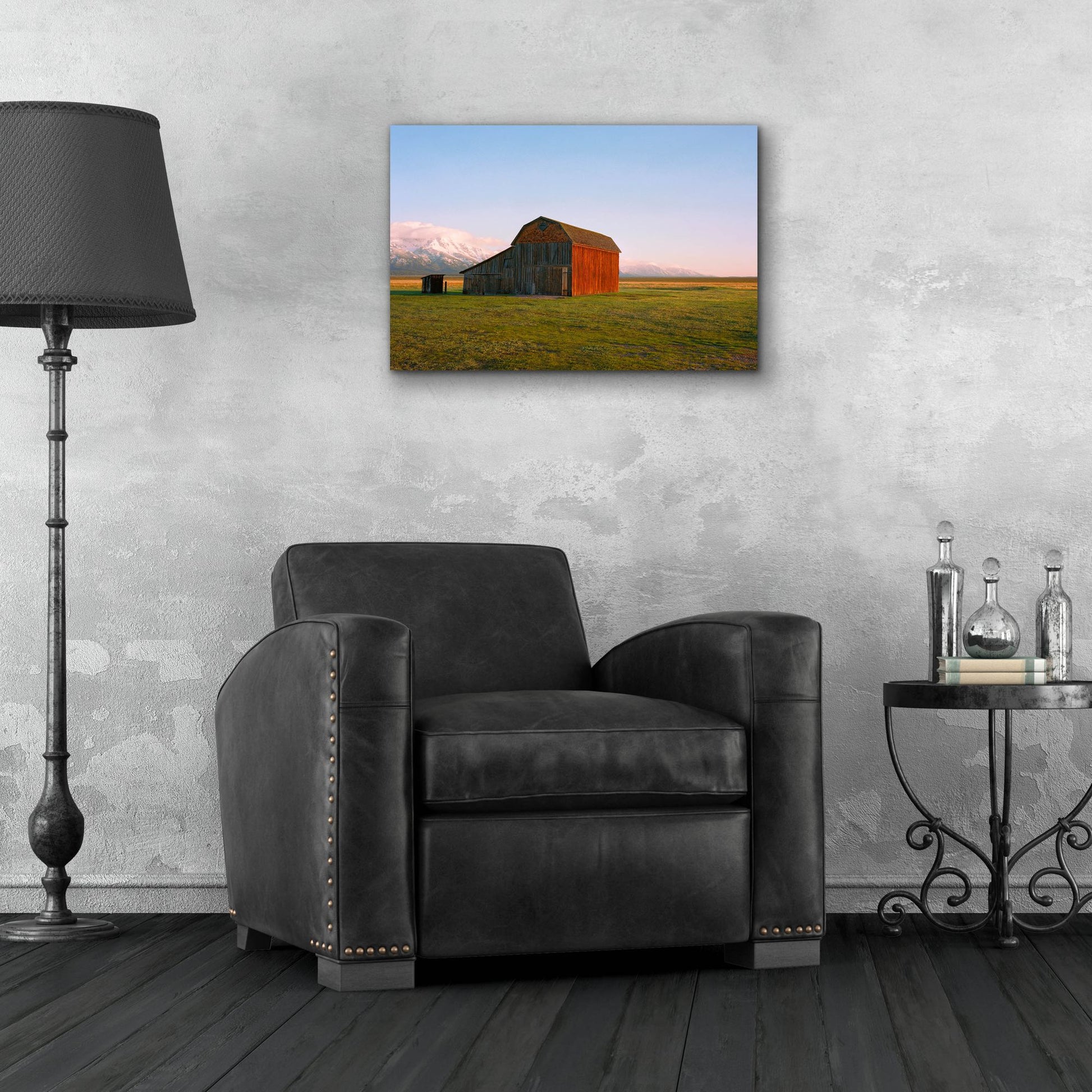 Epic Art ' The Ol' Barn' by Sol Rapson, Acrylic Glass Wall Art,24x16