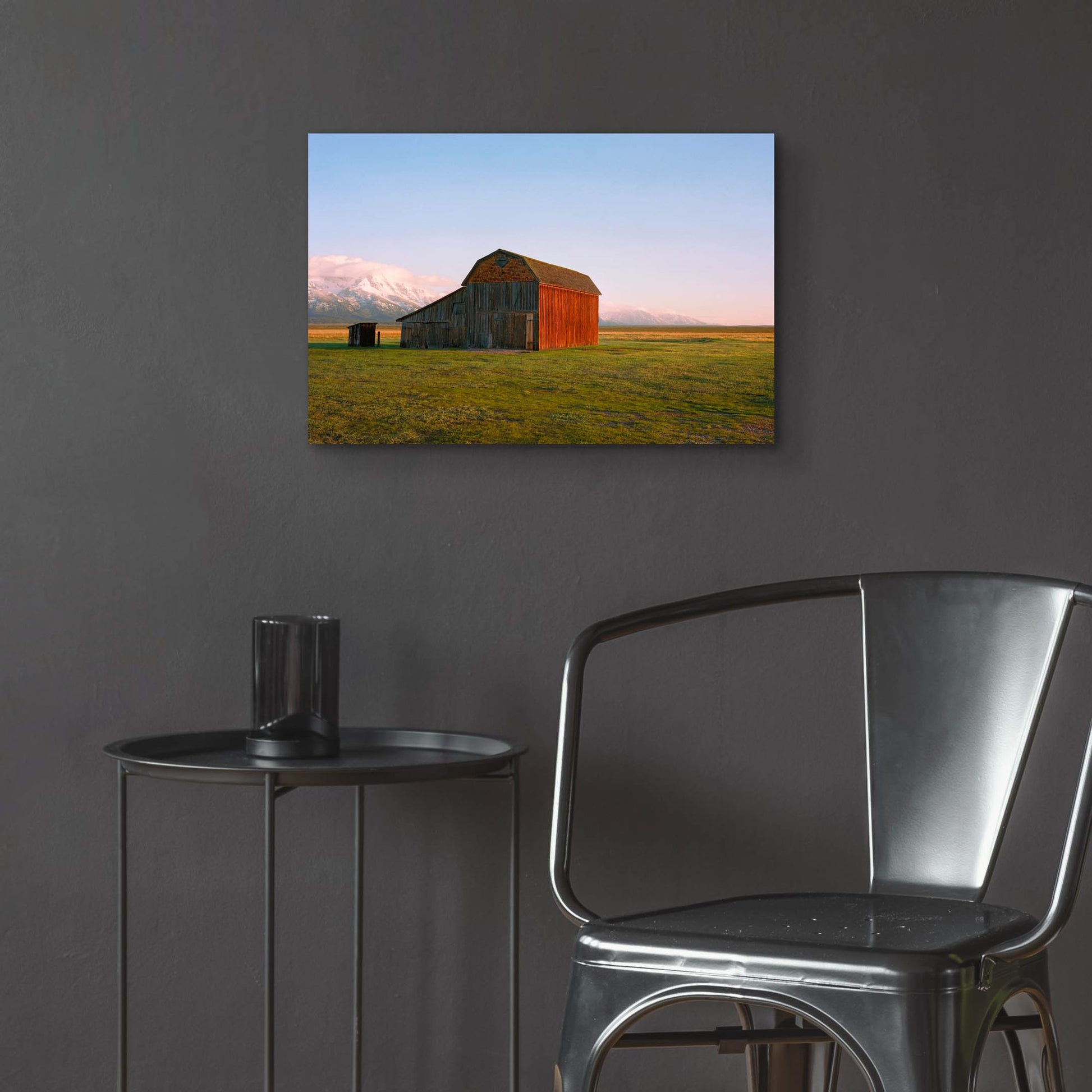 Epic Art ' The Ol' Barn' by Sol Rapson, Acrylic Glass Wall Art,24x16