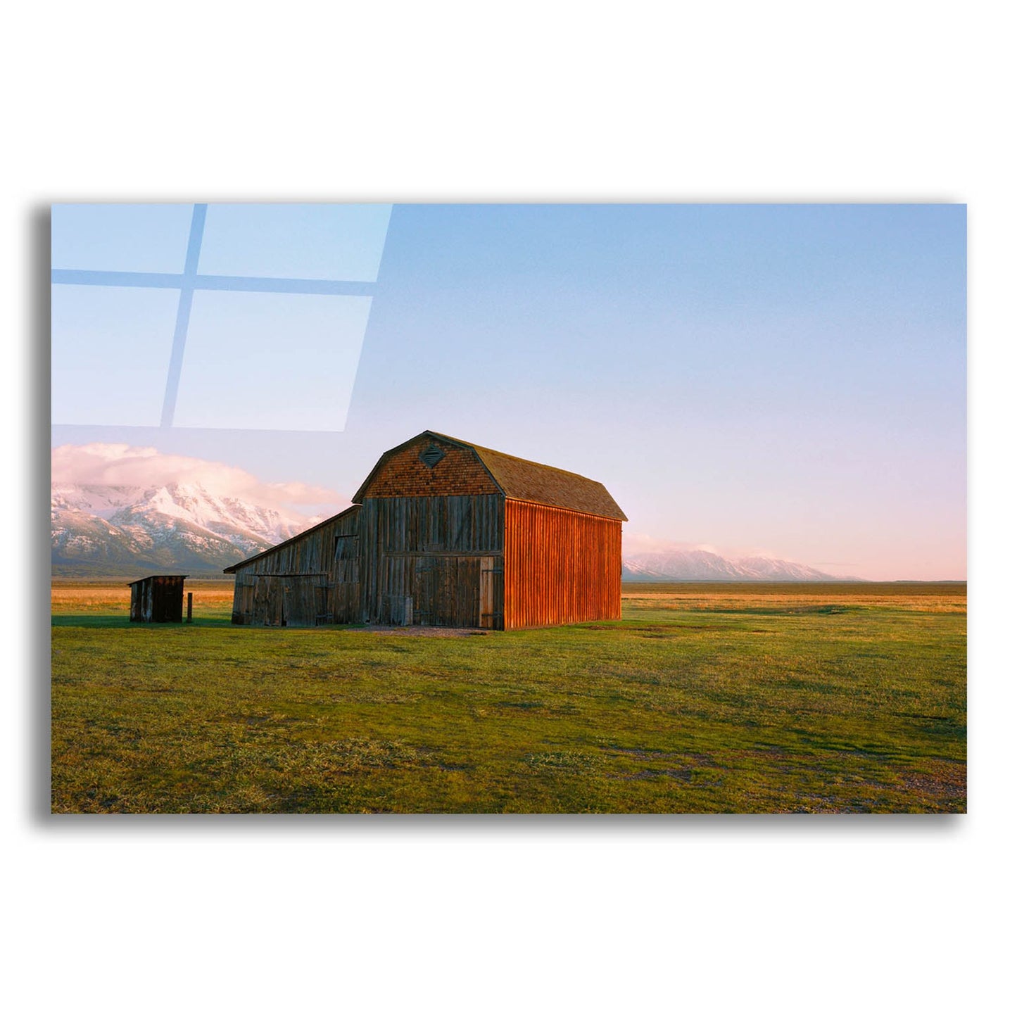 Epic Art ' The Ol' Barn' by Sol Rapson, Acrylic Glass Wall Art,24x16