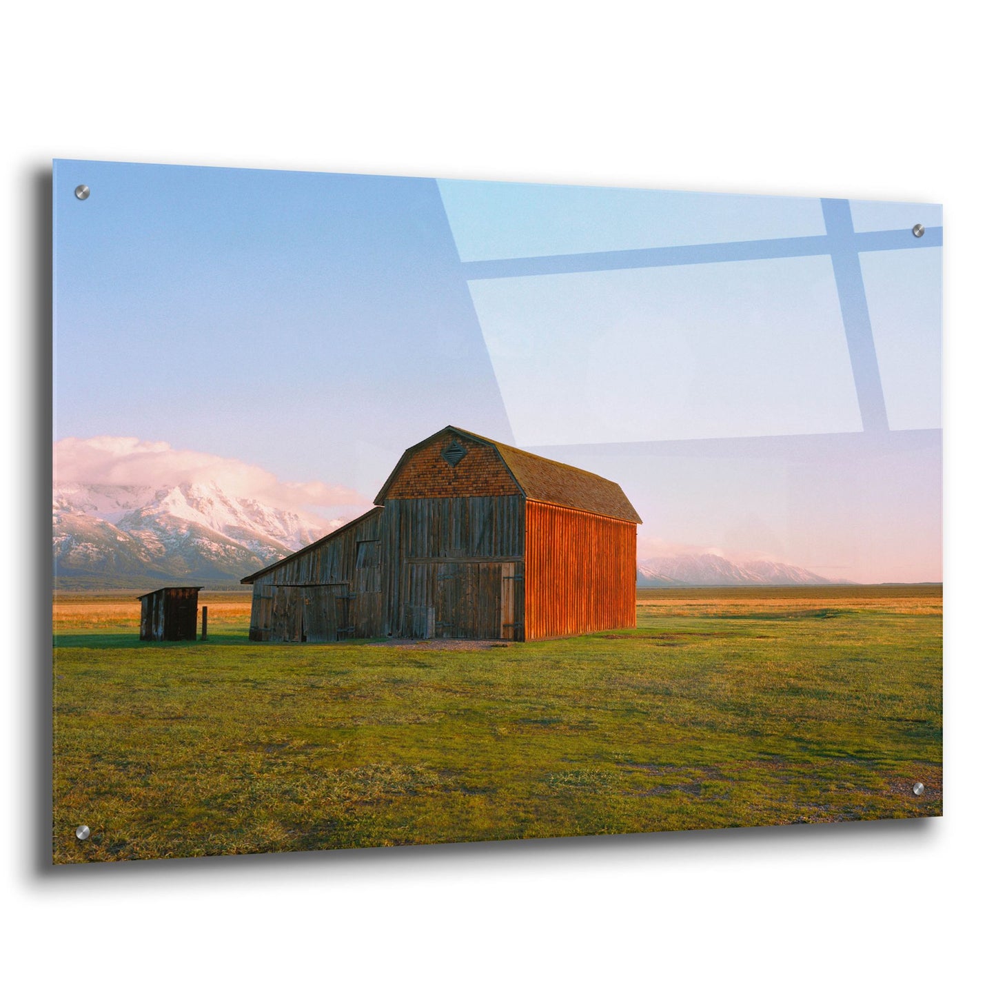 Epic Art ' The Ol' Barn' by Sol Rapson, Acrylic Glass Wall Art,36x24