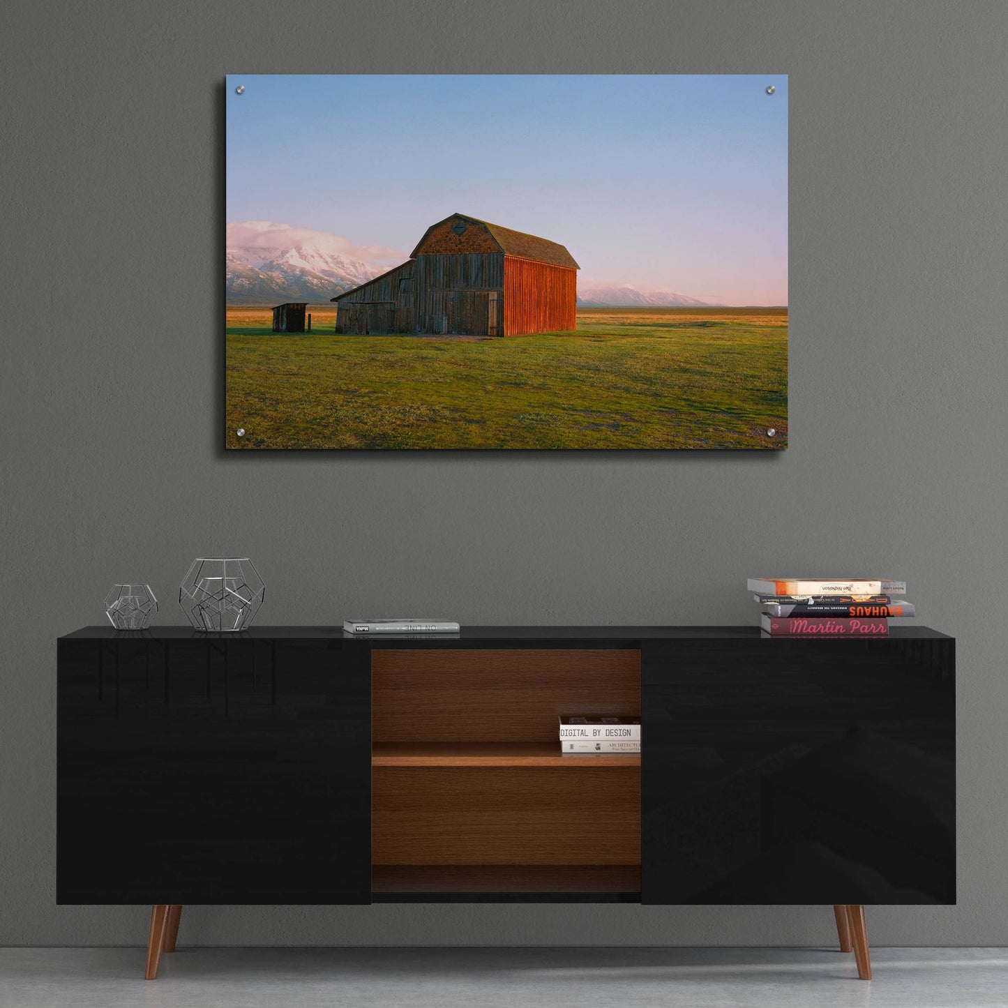 Epic Art ' The Ol' Barn' by Sol Rapson, Acrylic Glass Wall Art,36x24