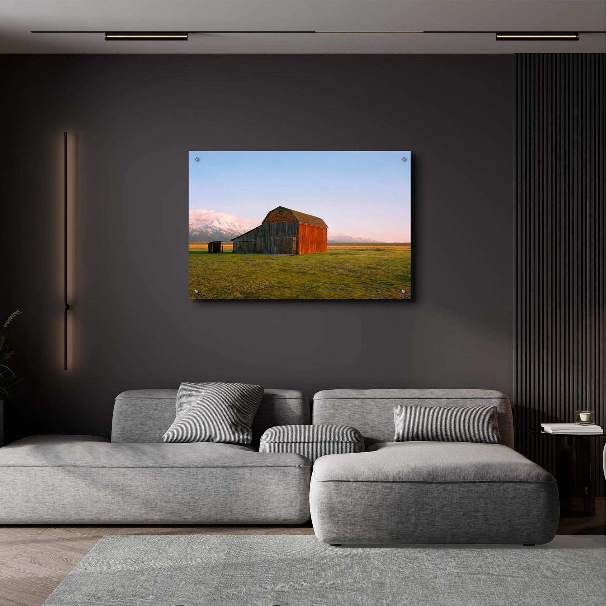 Epic Art ' The Ol' Barn' by Sol Rapson, Acrylic Glass Wall Art,36x24