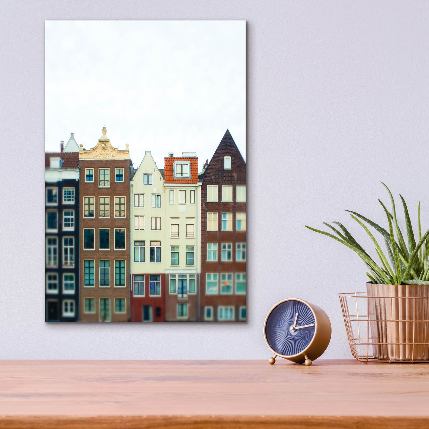 Epic Art ' Amsterdam Morning 1' by Sonja Quintero, Acrylic Glass Wall Art,12x16