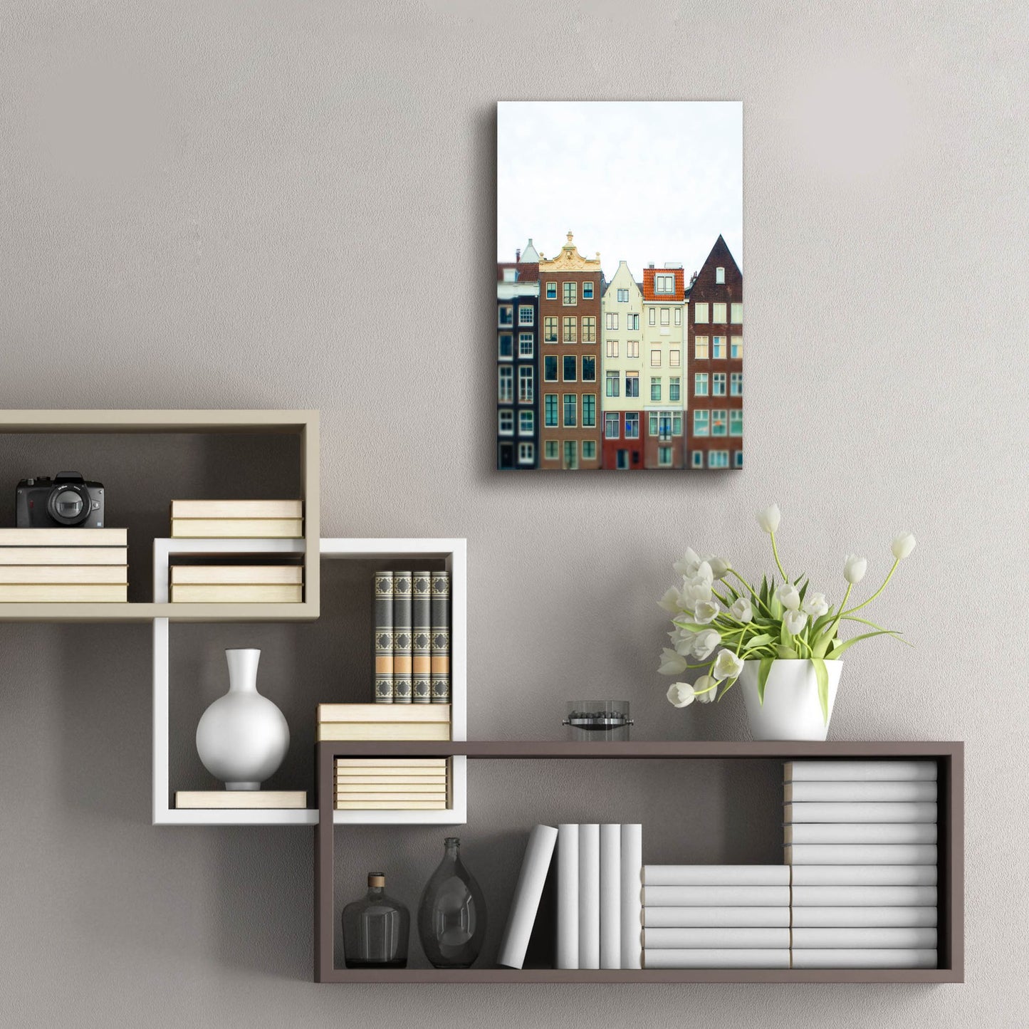 Epic Art ' Amsterdam Morning 1' by Sonja Quintero, Acrylic Glass Wall Art,16x24