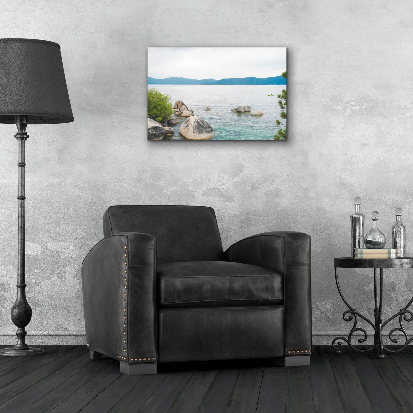 Epic Art ' Sand Harbor Afternoon 1' by Sonja Quintero, Acrylic Glass Wall Art,24x16