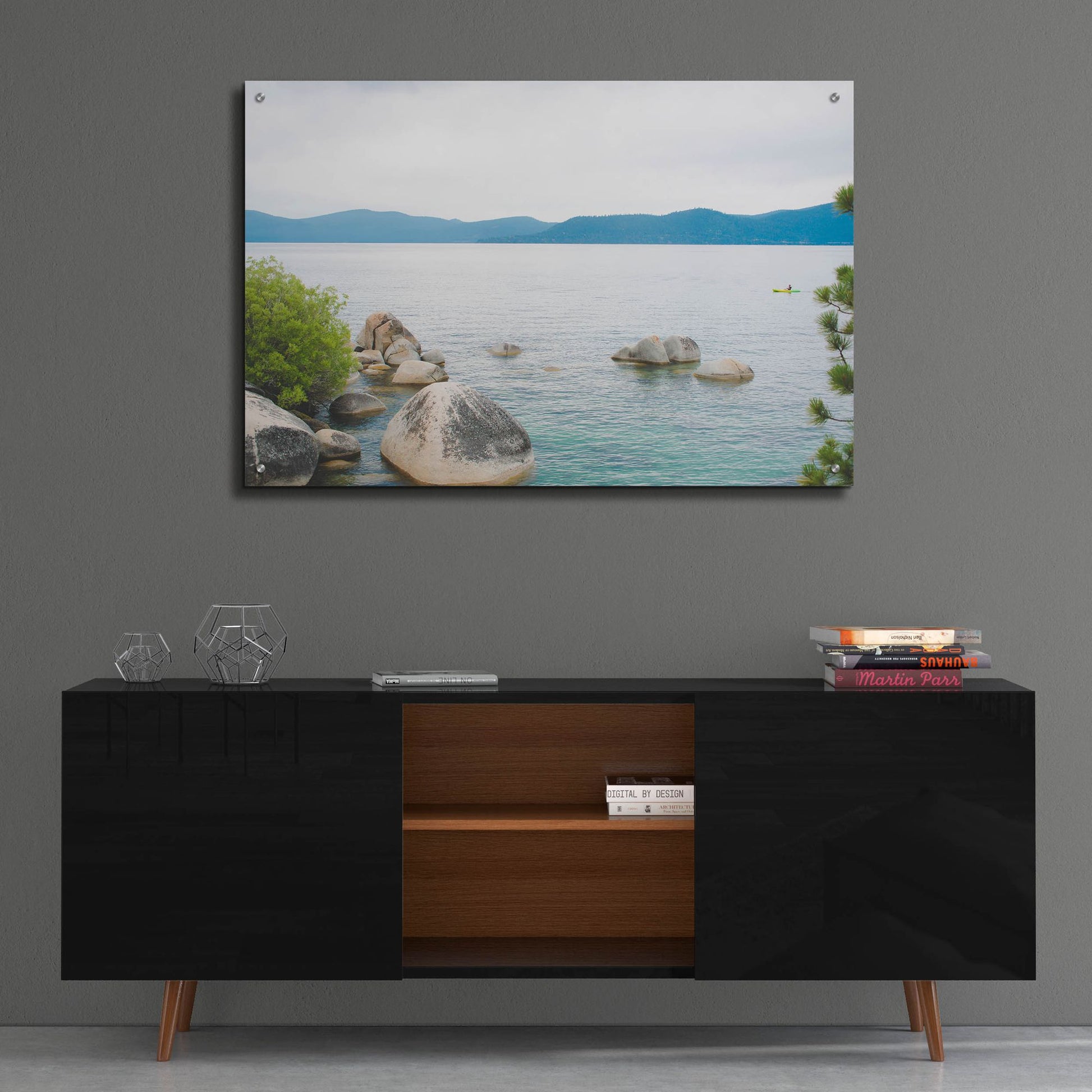 Epic Art ' Sand Harbor Afternoon 1' by Sonja Quintero, Acrylic Glass Wall Art,36x24