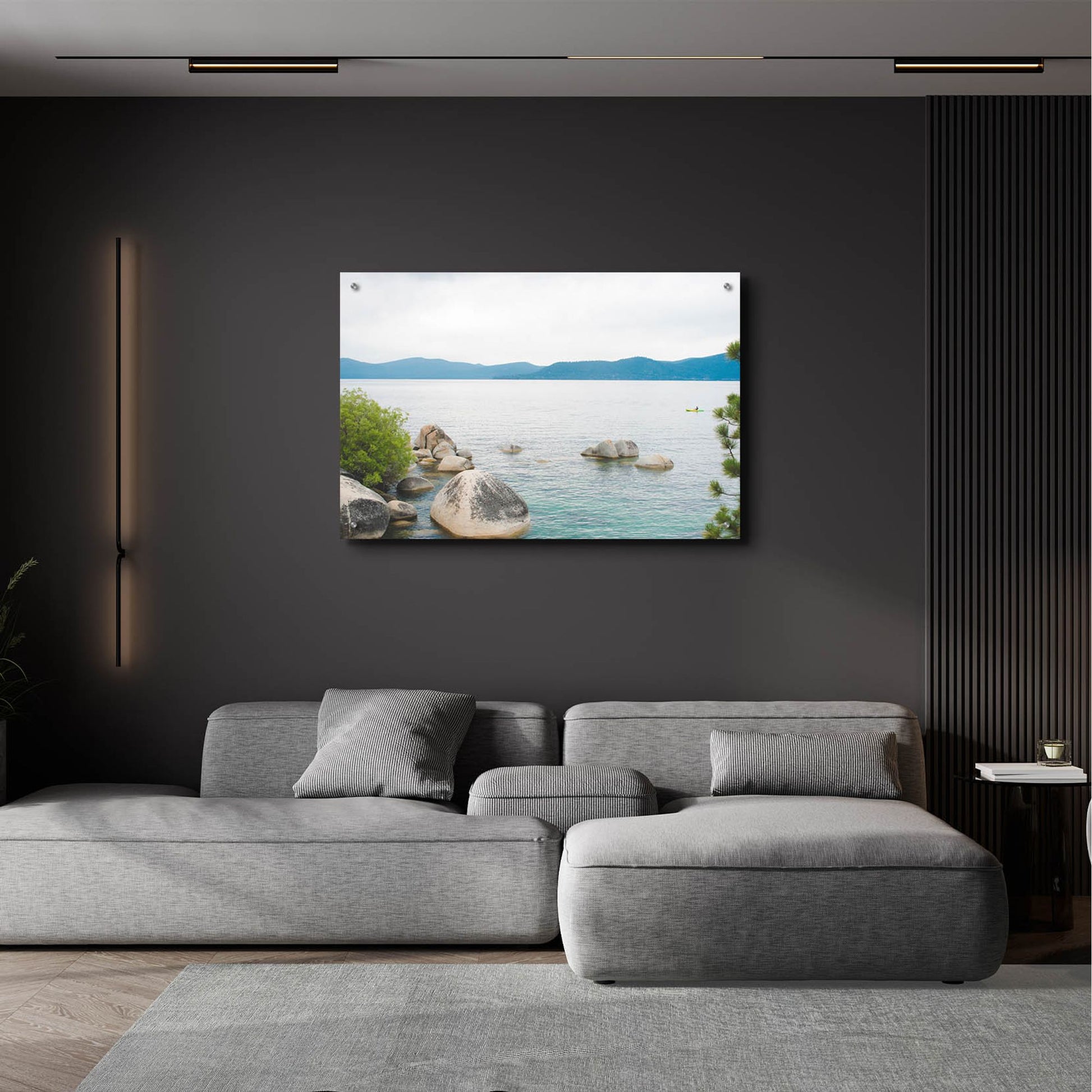 Epic Art ' Sand Harbor Afternoon 1' by Sonja Quintero, Acrylic Glass Wall Art,36x24