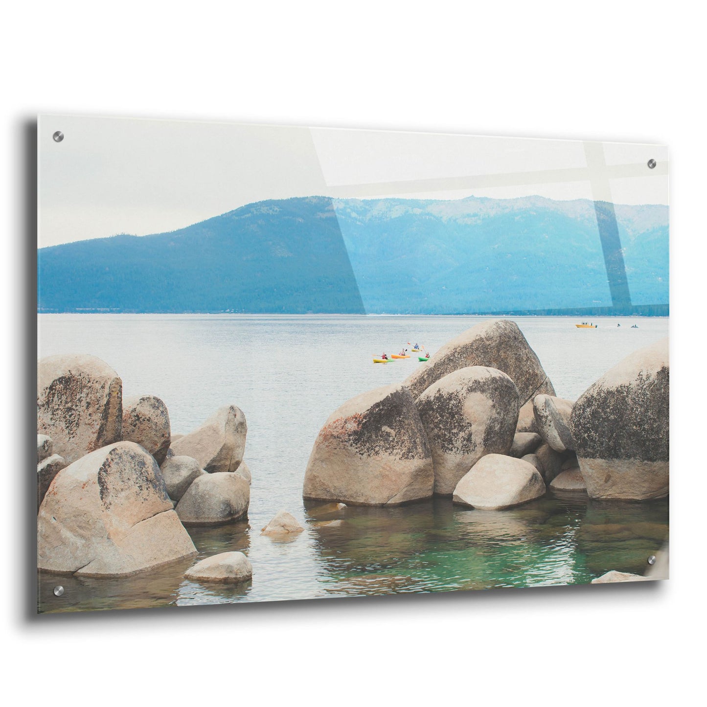 Epic Art ' Sand Harbor Afternoon 2' by Sonja Quintero, Acrylic Glass Wall Art,36x24