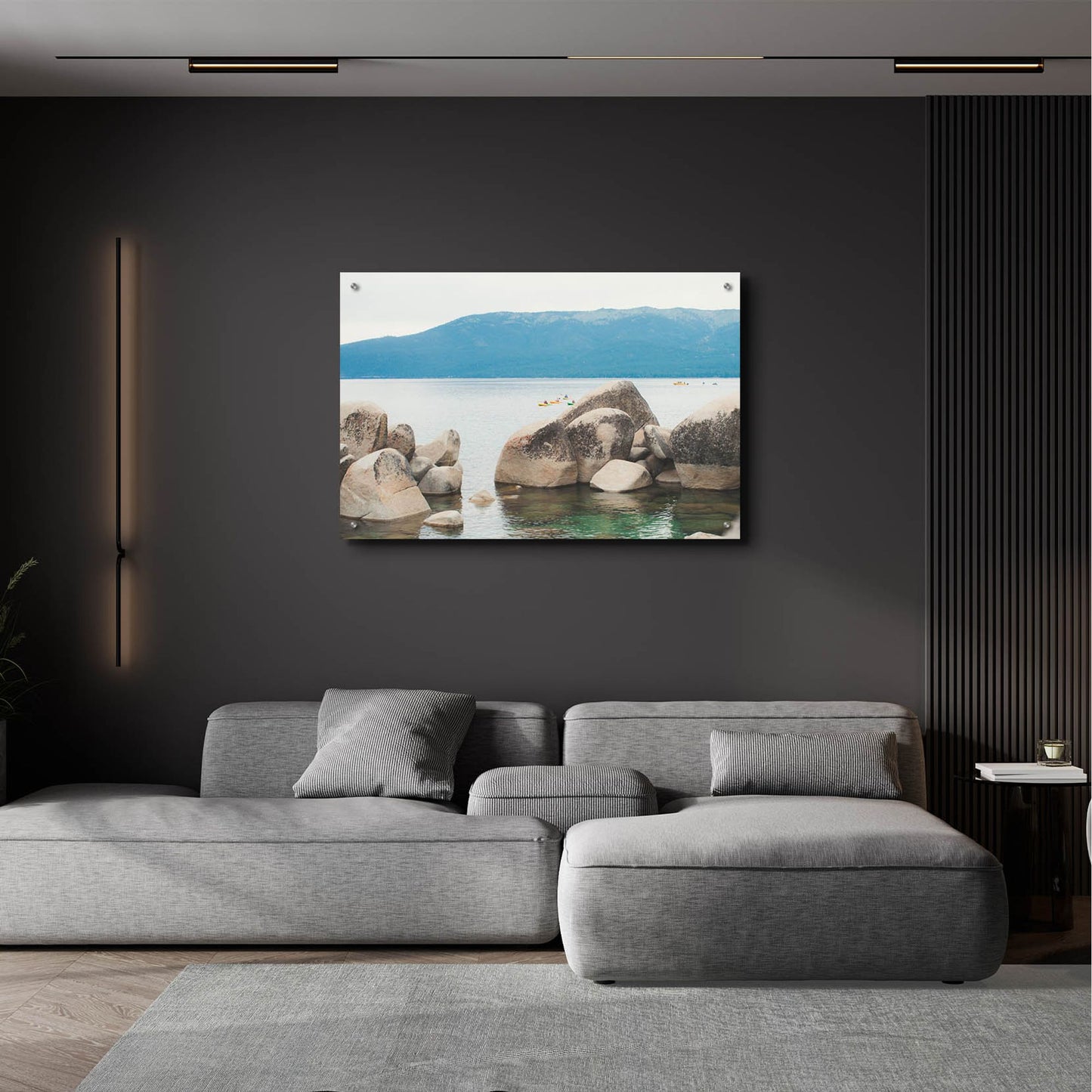 Epic Art ' Sand Harbor Afternoon 2' by Sonja Quintero, Acrylic Glass Wall Art,36x24