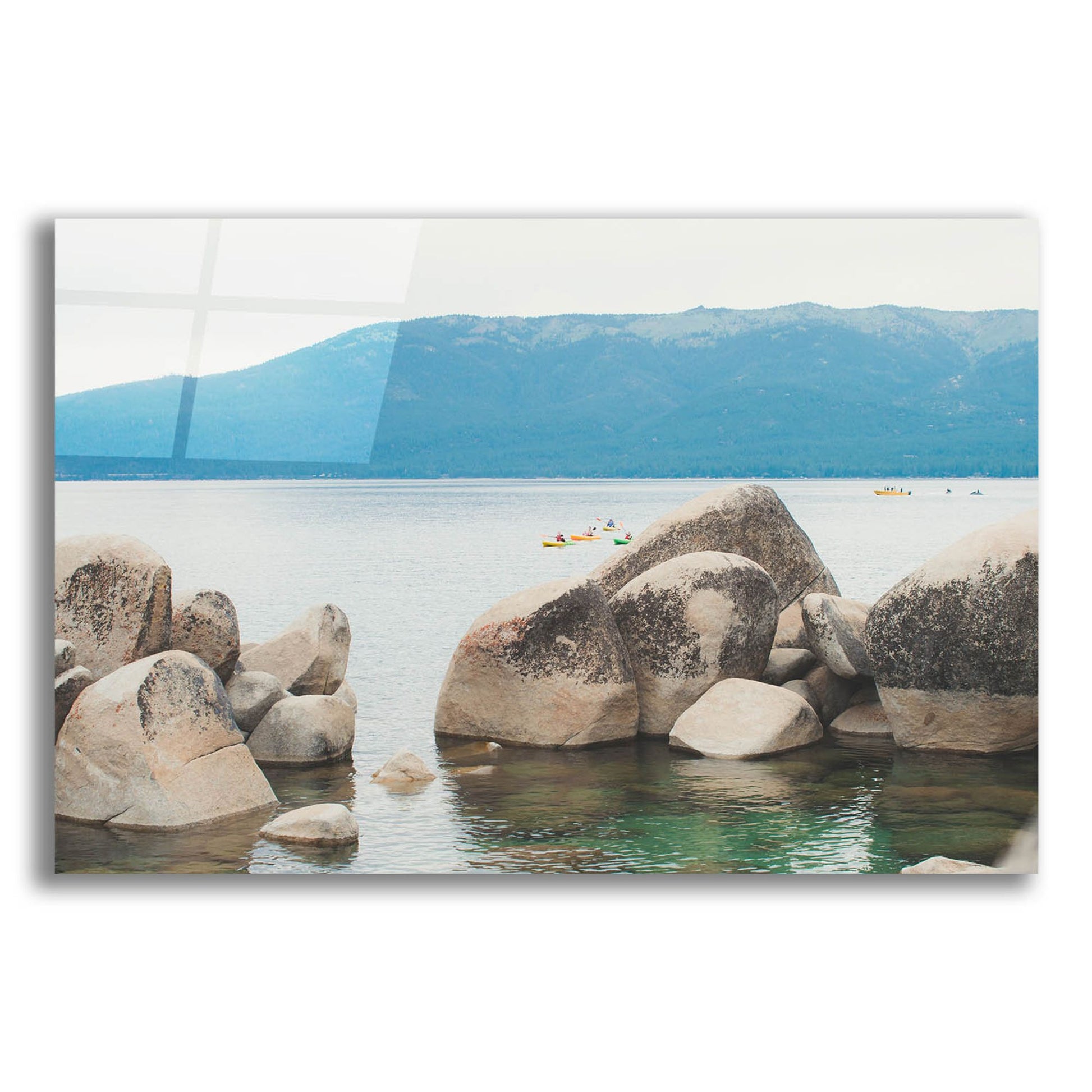 Epic Art ' Sand Harbor Afternoon 2' by Sonja Quintero, Acrylic Glass Wall Art