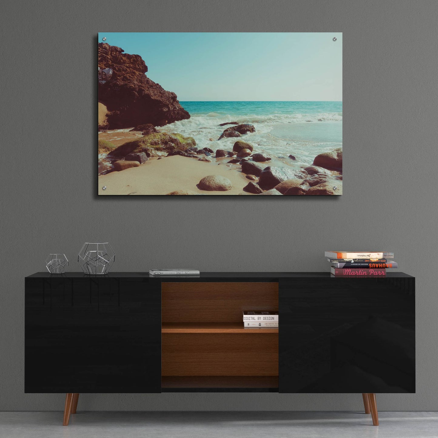 Epic Art ' Santa Monica Beach Vibes 2' by Sonja Quintero, Acrylic Glass Wall Art,36x24